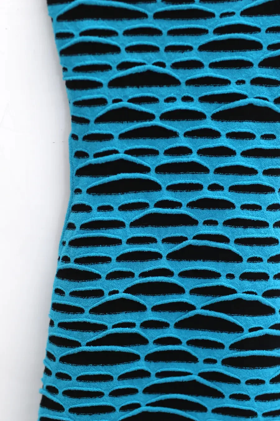 RUI animal print tube top dress RSS24KN04 blue & black - Image 3
