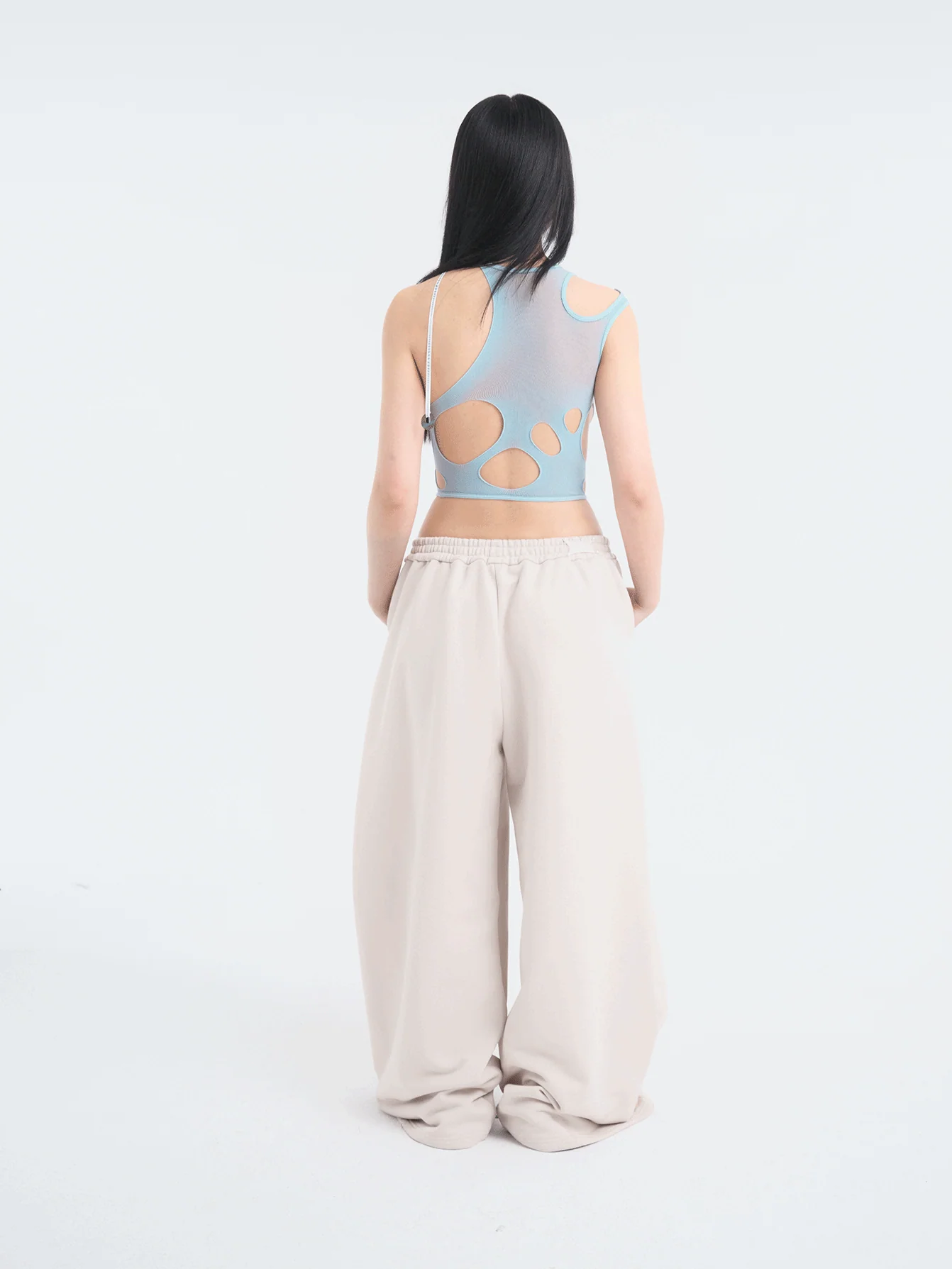 RUI built 25 autumn and winter loose drawstring sweatpants RUI-RAW25WV15-SeaShell Pink Shell - Image 12