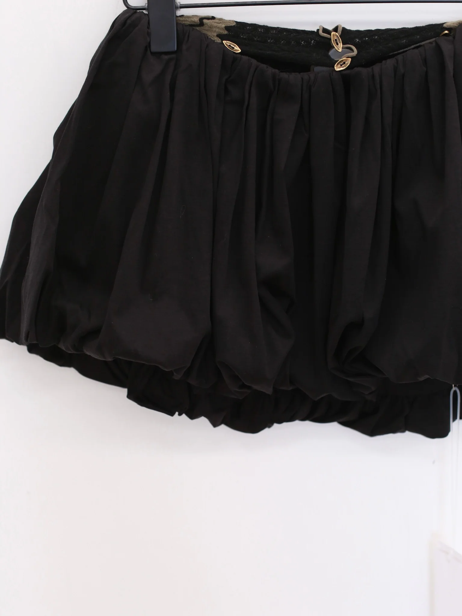 RUI built 25 spring and summer ripple stitching tutu skirt RUI-RSS25CB03-HEI Onyx Black - Image 3