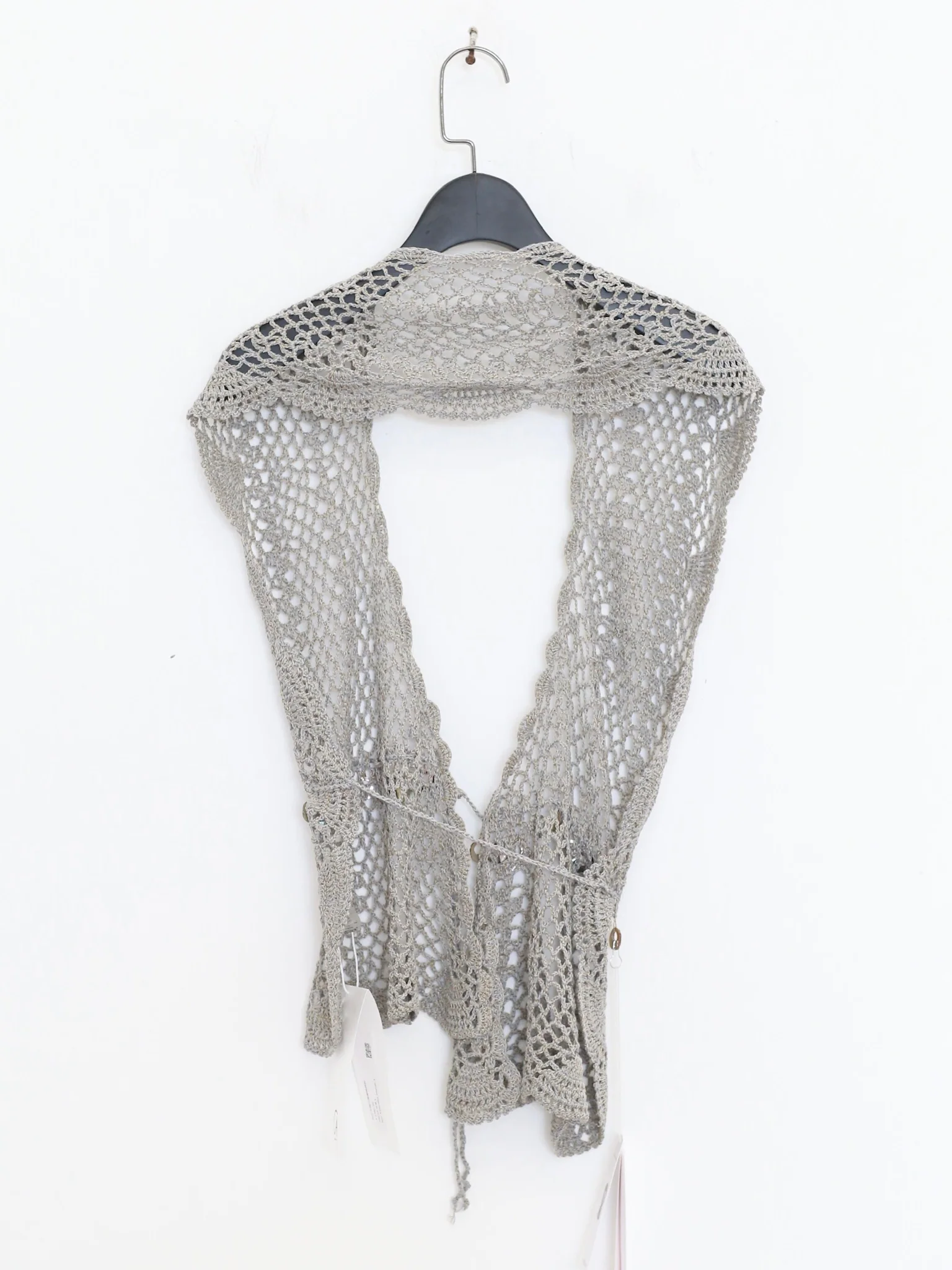 RUI built 26 Early Spring Hand-crocheted Shell-decorated Cardigan RUI-S26CR01-Marsh (Marsh Color) - Image 8