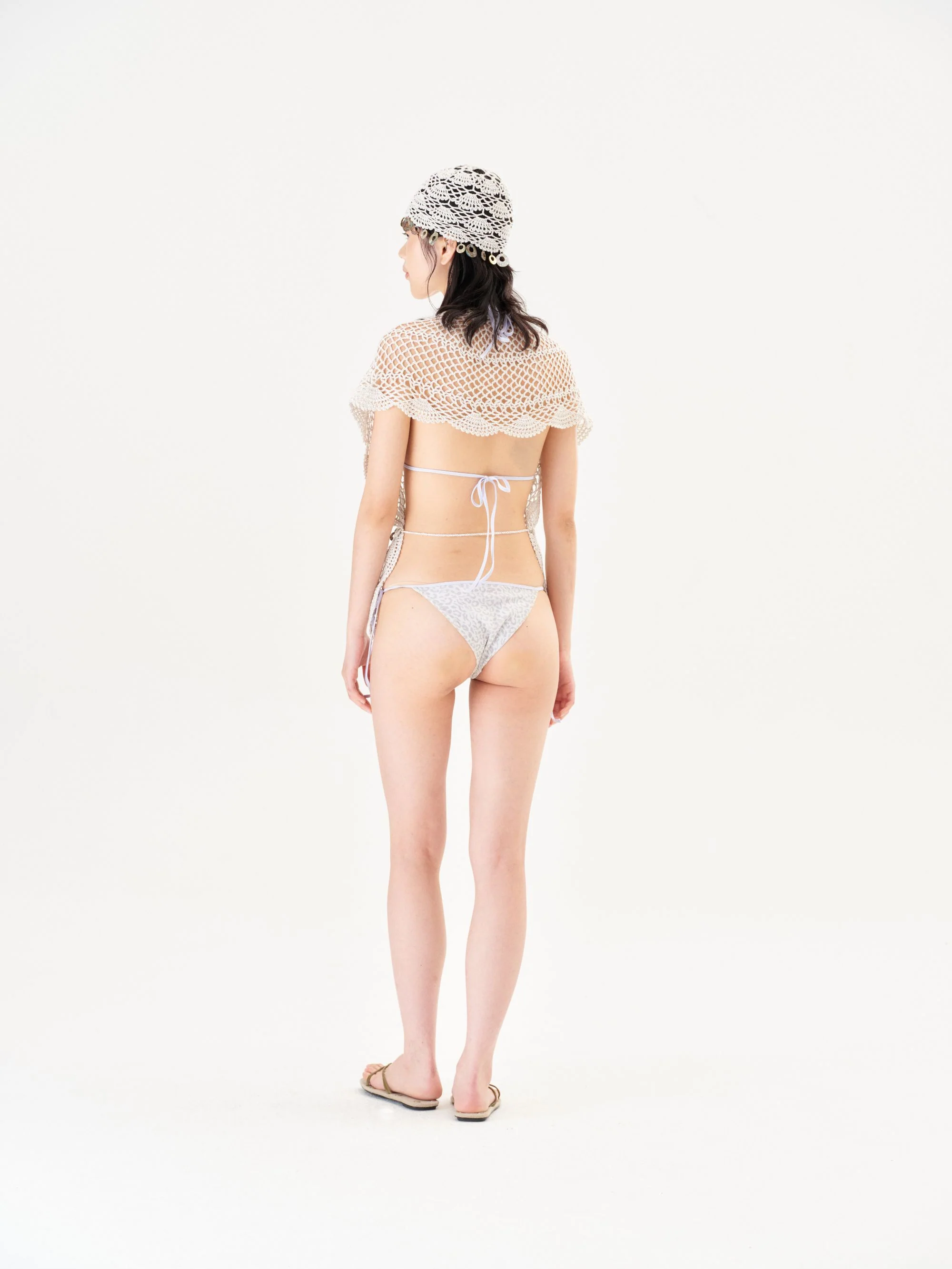 RUI built 26 Early Spring Lace-up Bikini Set RUI-S26WV11-Butter Milk Breast - Image 9