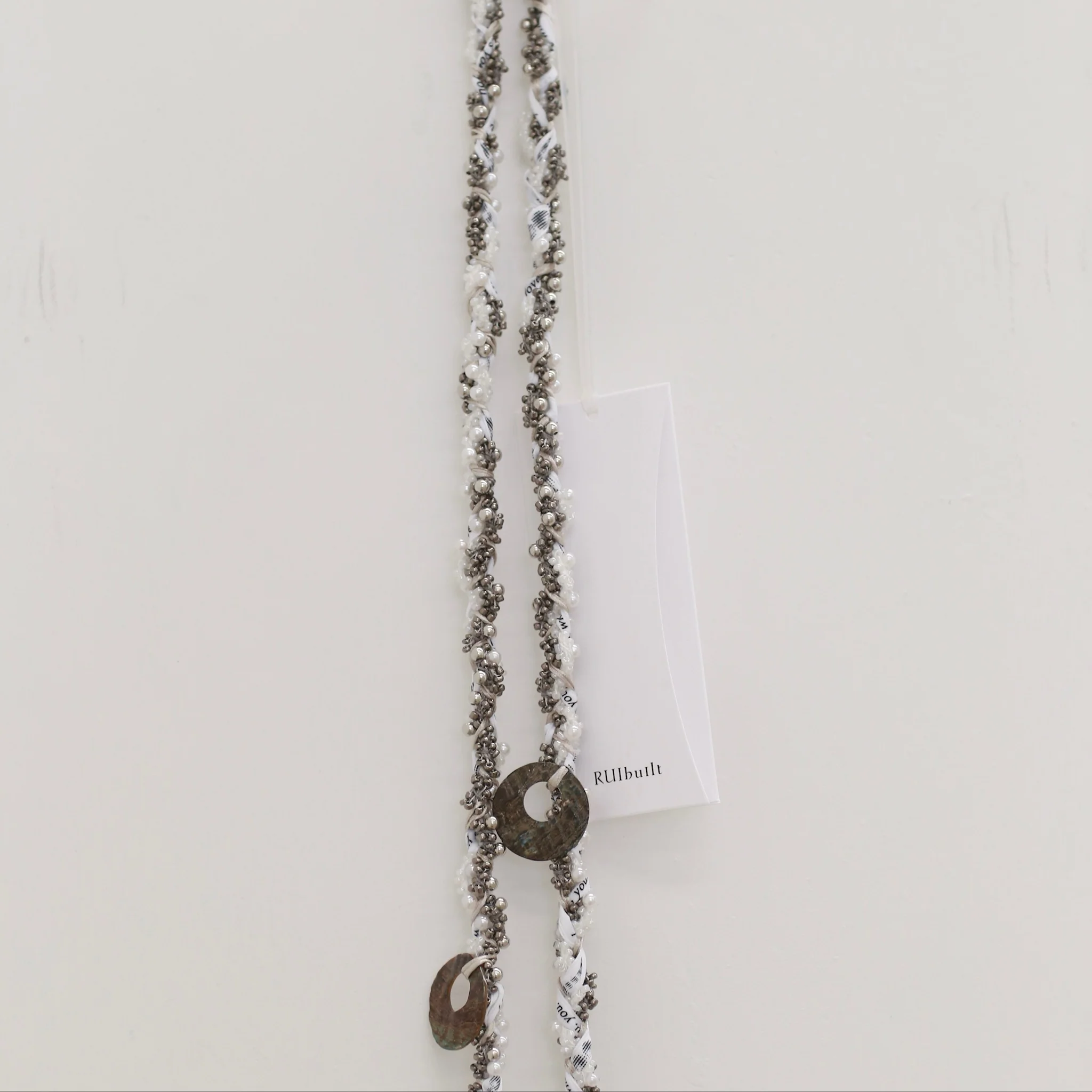 RUI built beaded woven phone lanyard series RUI-A25AC05-Moonshine long Moonshine (A25AC04) - Image 3