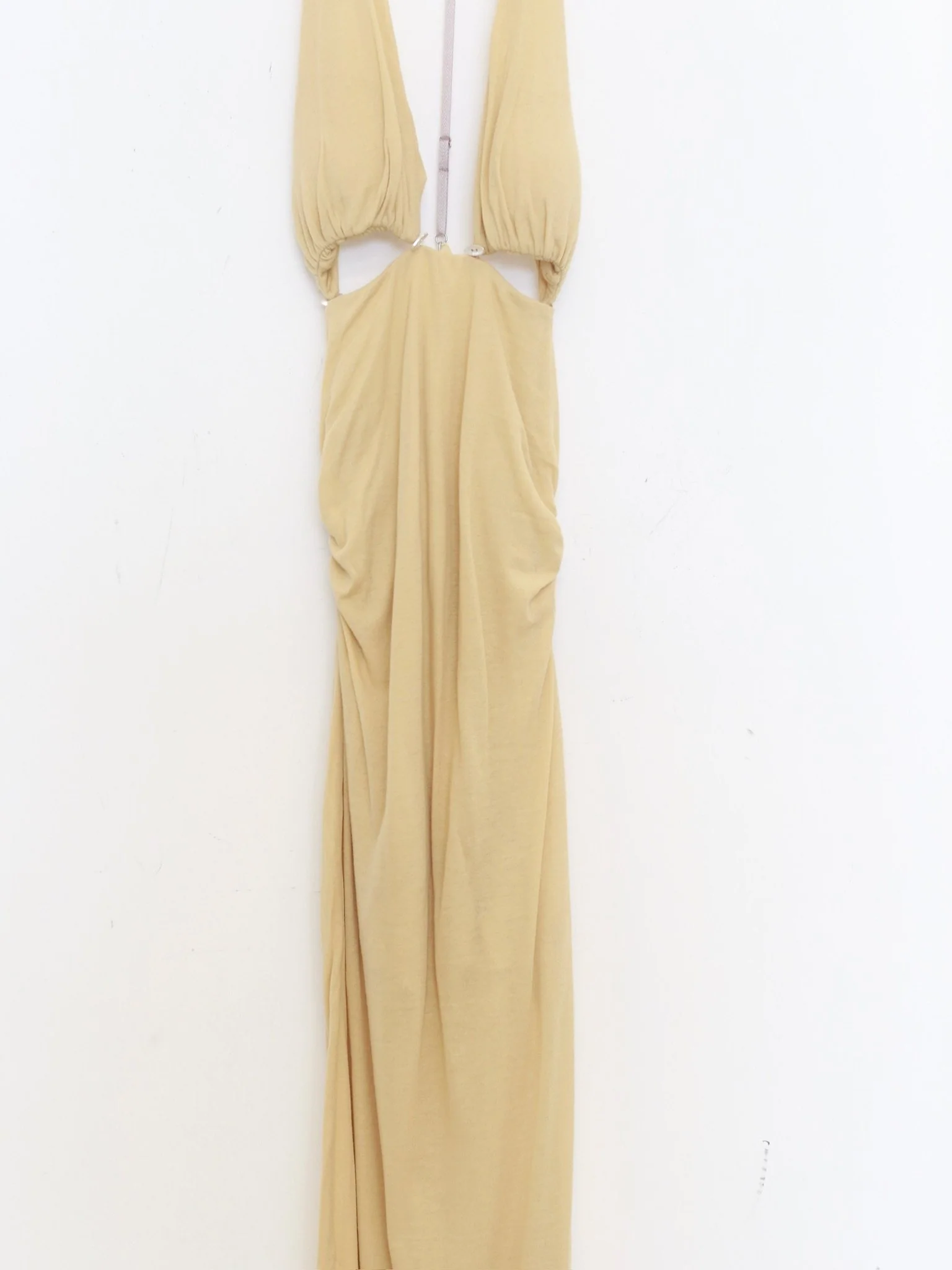 RUI built Spring/Summer 2026 Halter Backless Dress RUI-S26WV04-Wheat (Wheat Yellow) - Image 3