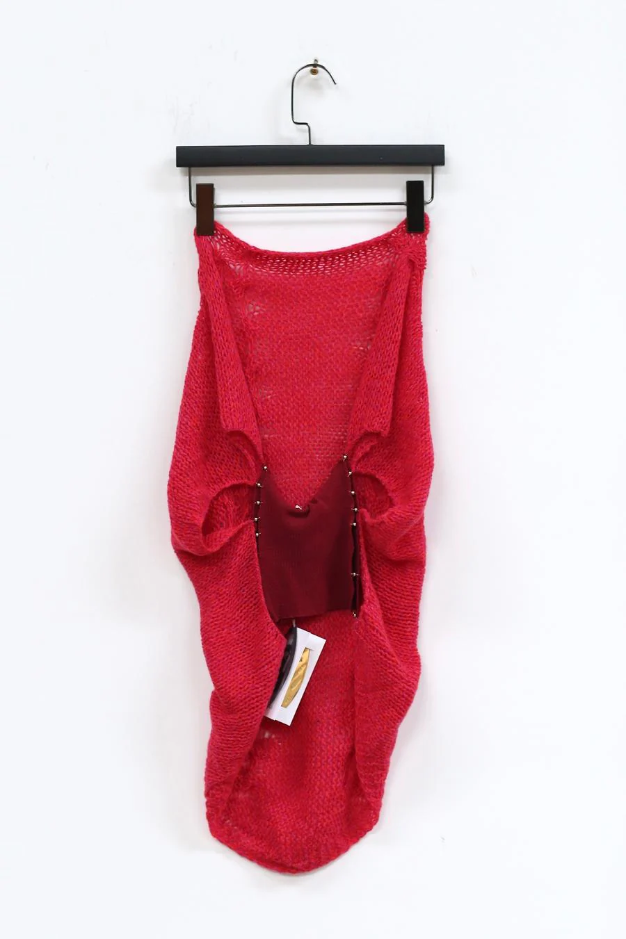 RUI Cashmere Shawl Bandeau RAW22KN01 Merlot Crimson - Image 8