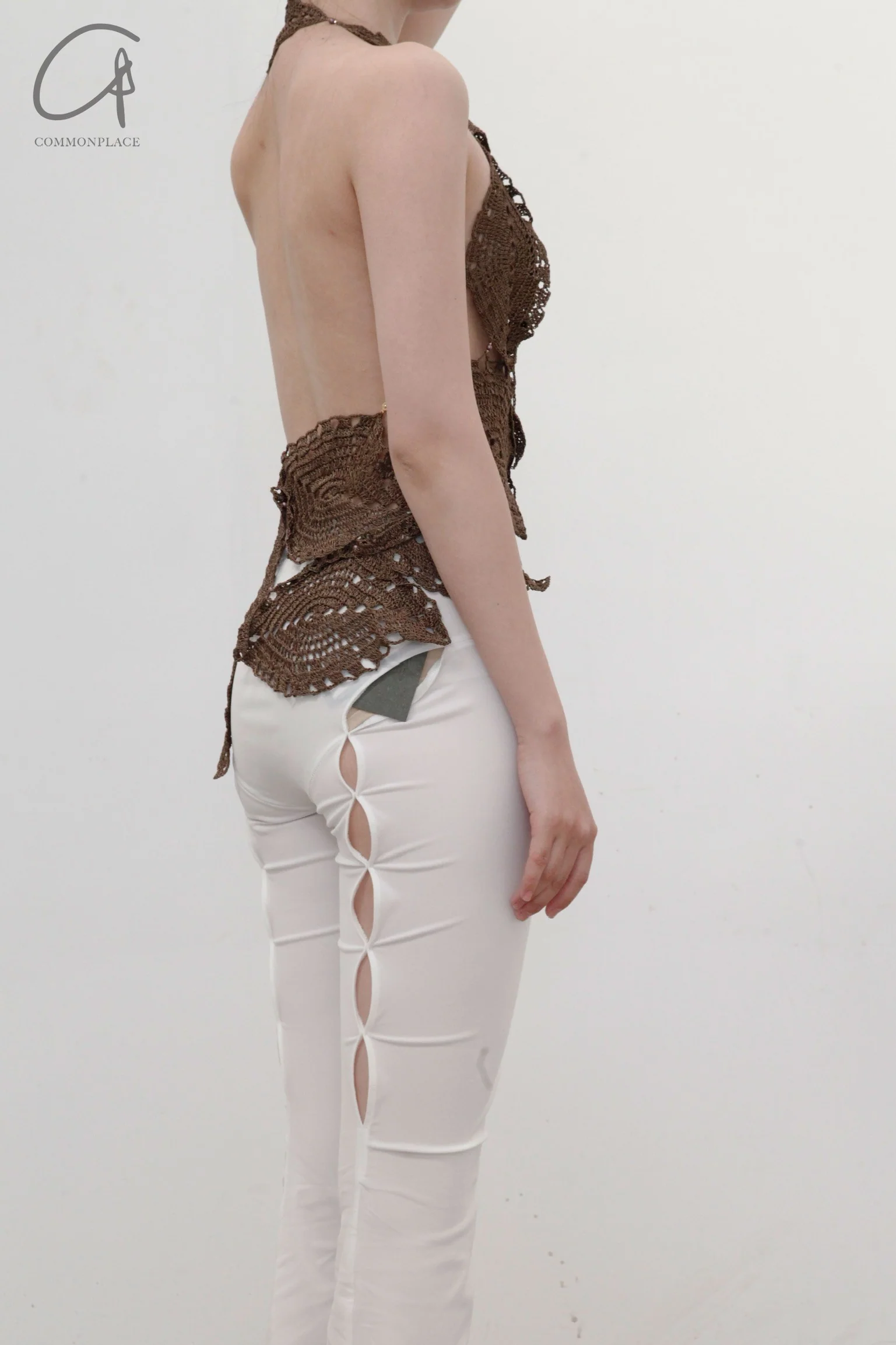 RUI Crochet Top RSS22CR01 Wood Brown - Image 5