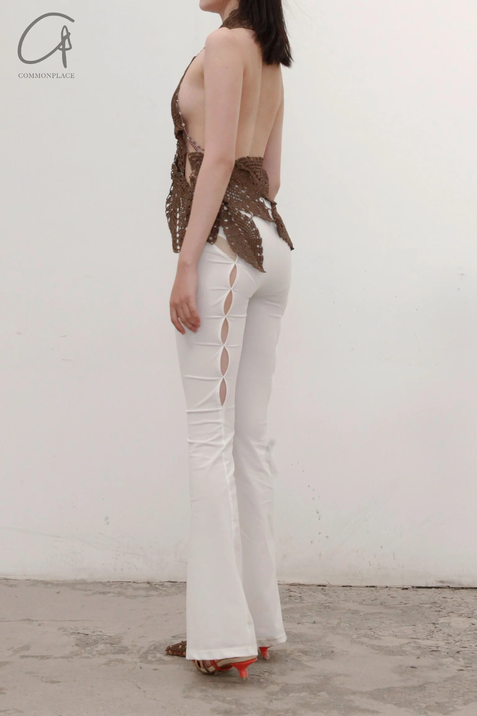 RUI Crochet Top RSS22CR01 Wood Brown - Image 8
