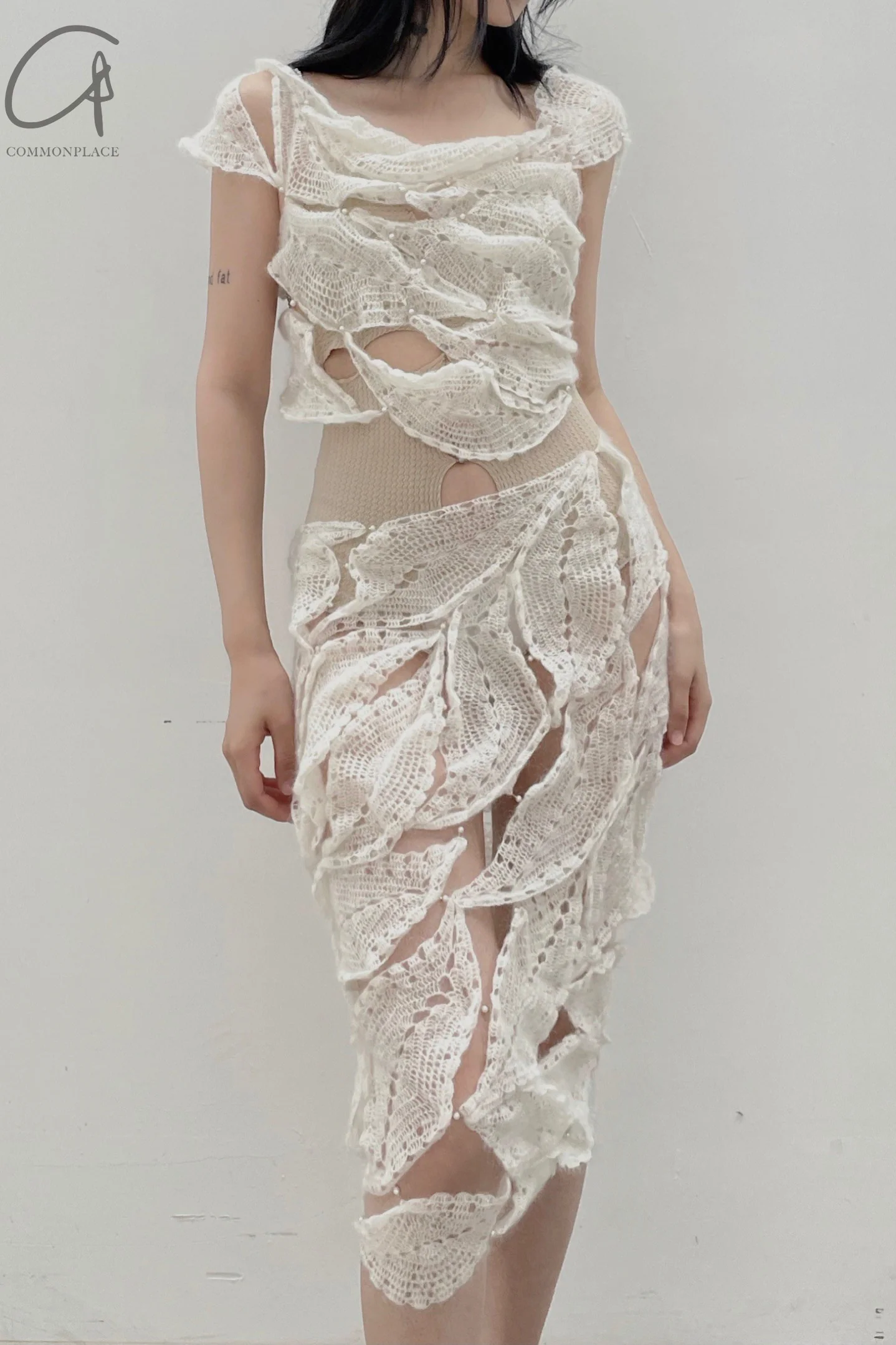 RUI Crochet Top RUI-RUIFW21CR02-BAI White Vapor - Image 2
