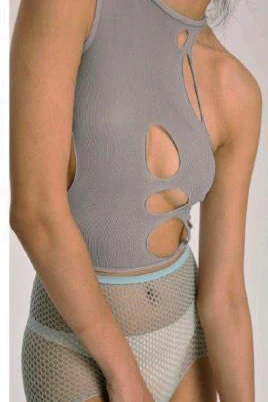 RUI Cut Top SS21-R012 Taupe Gray - Image 2