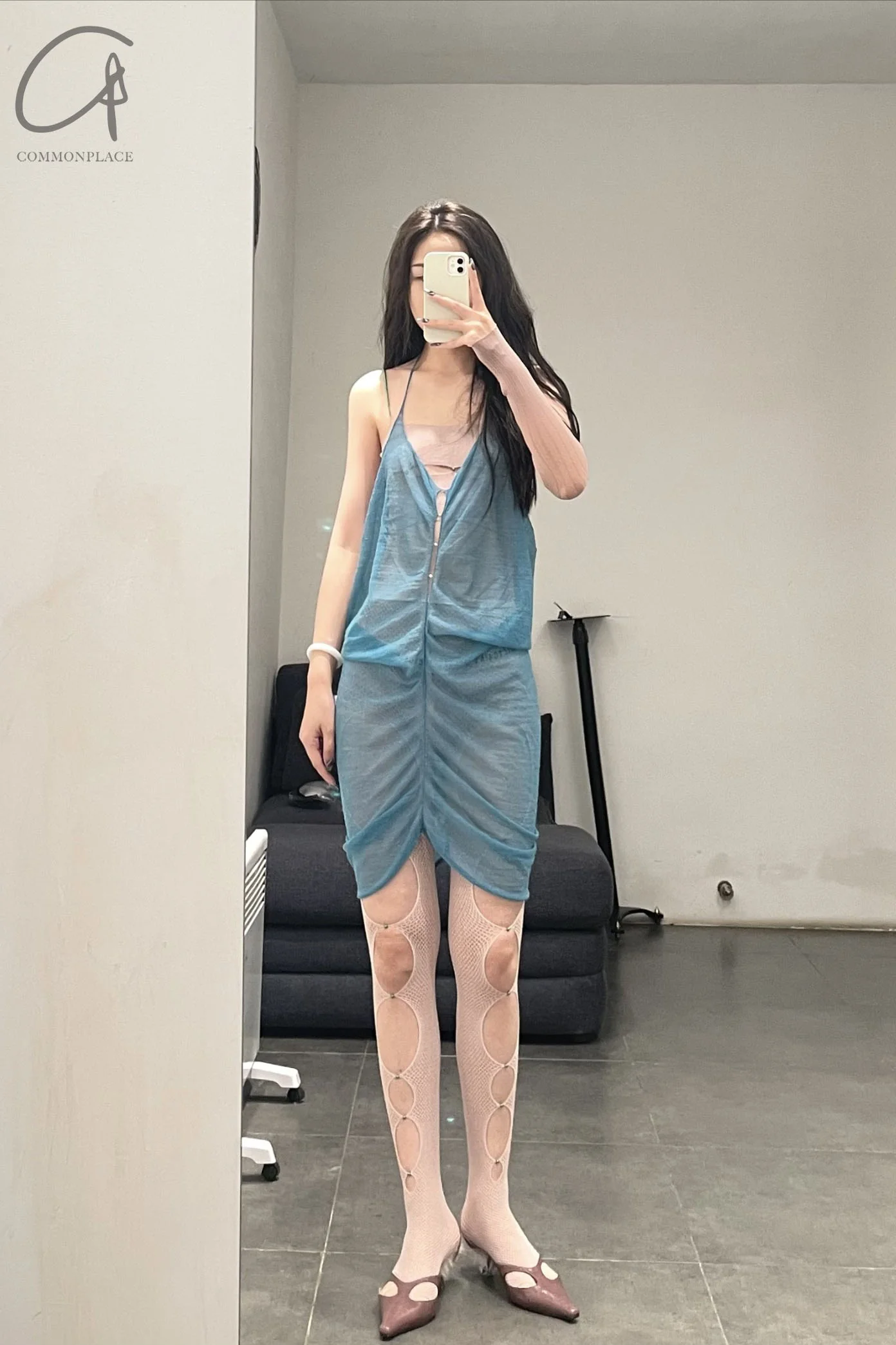 RUI Halter Halter Skirt RUIFW21KN02 Blue Ocean - Image 6