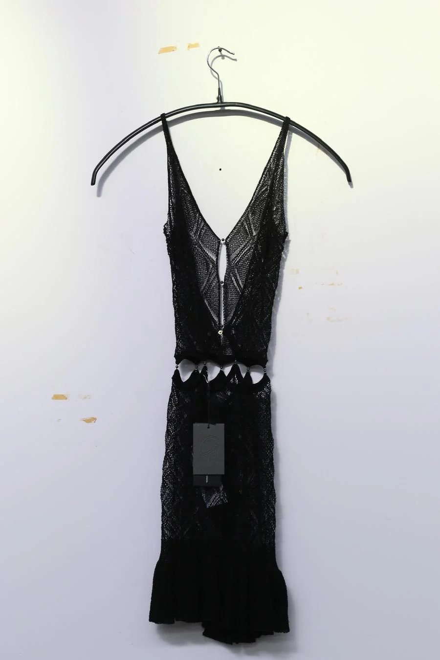 RUI hollow knitted camisole dress RSS23KN14 ONYX black - Image 5