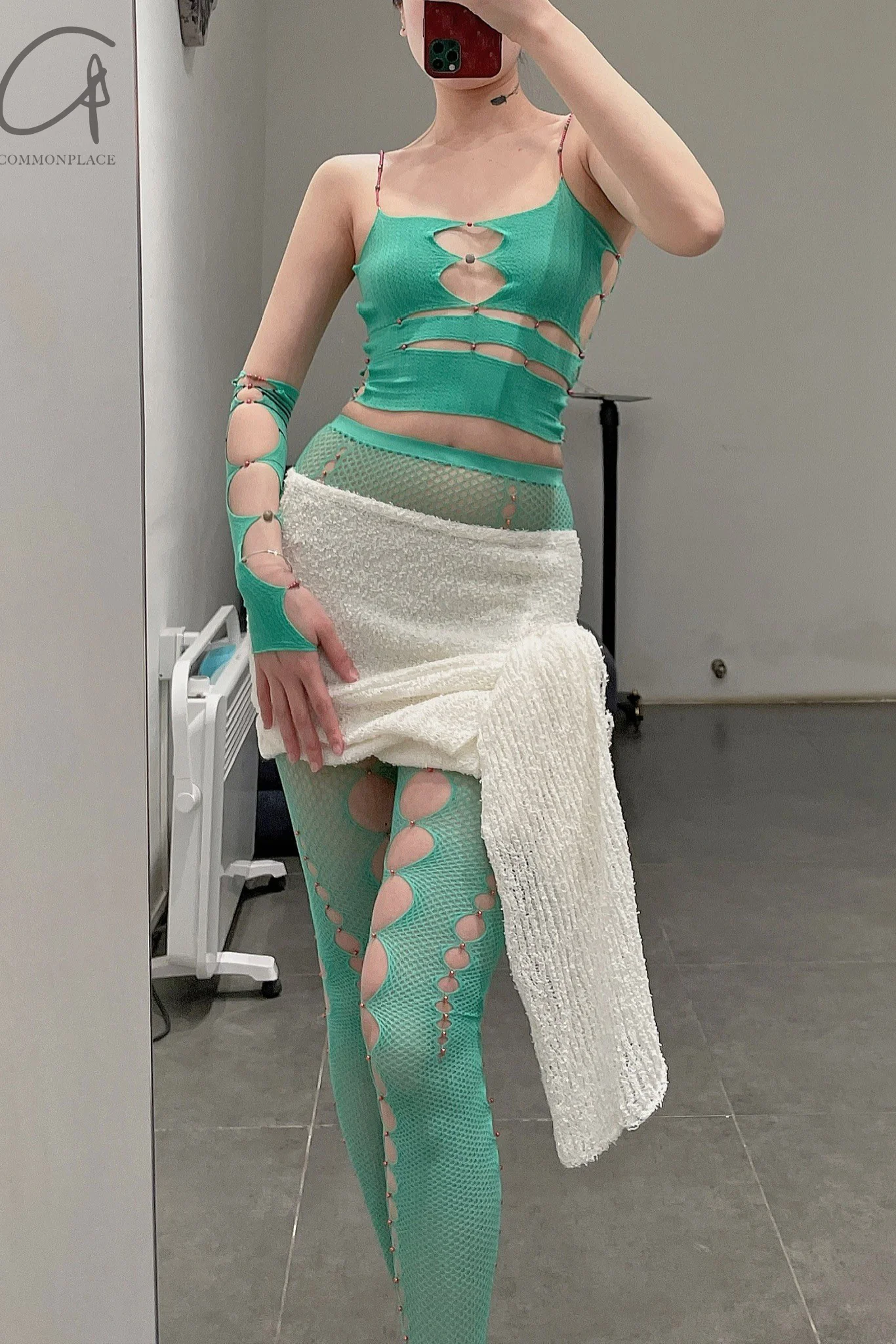 RUI Long Strap RSS22SF01 Seafoam Emerald - Image 2