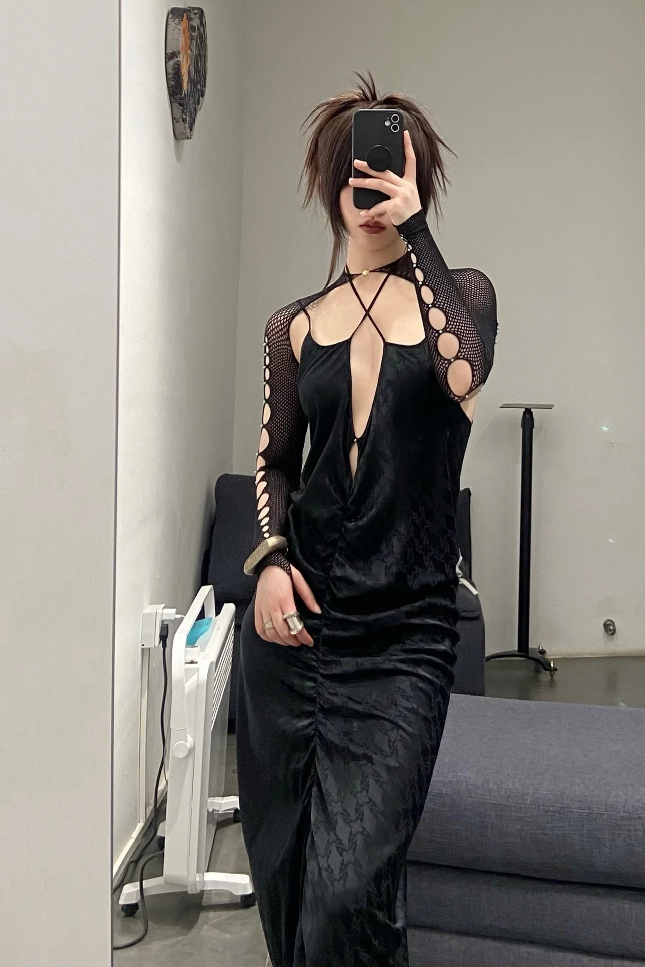 RUI Mesh Sleeve RSS22JW01 Onyx Black - Image 15