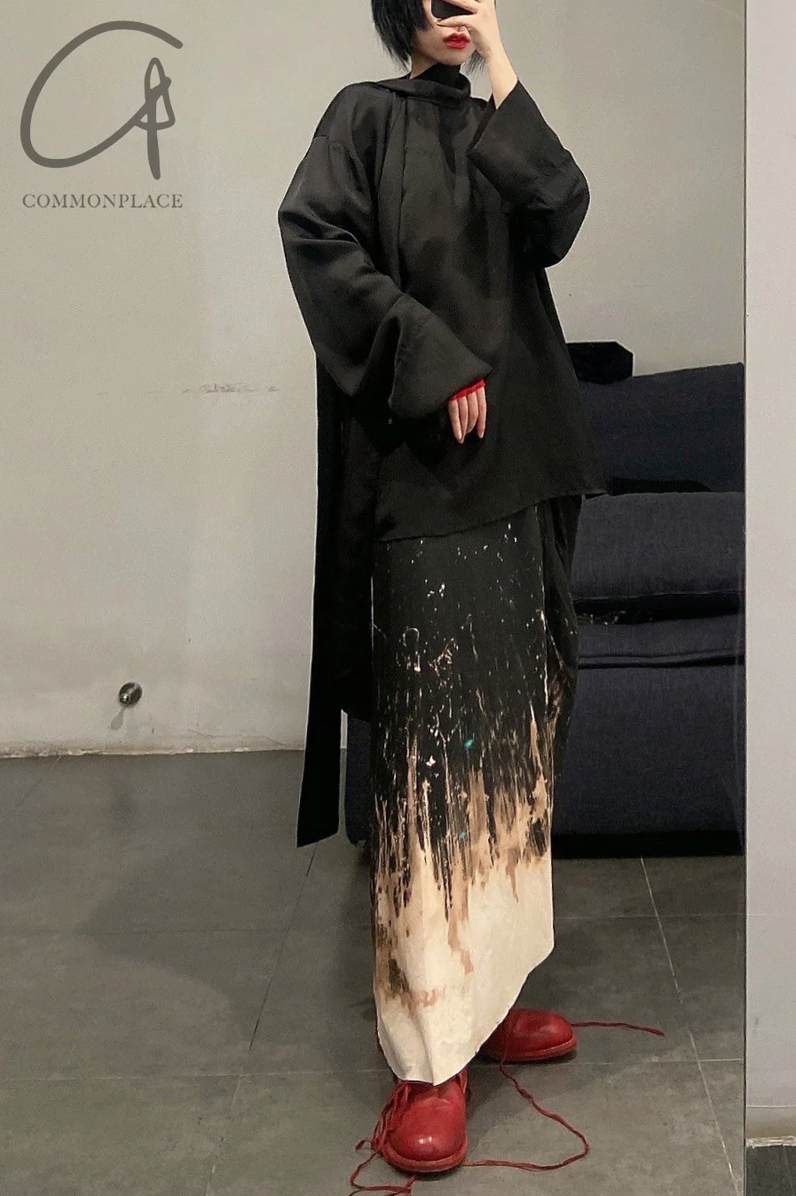 RUI pleated skirt SS21-R015 onyx-Bleached - Image 11