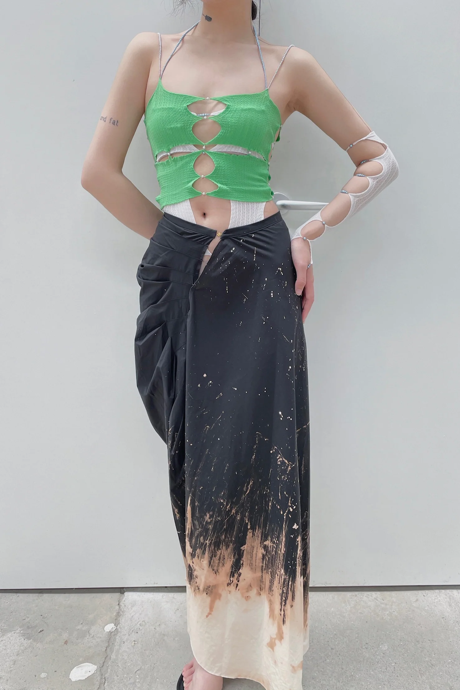 RUI pleated skirt SS21-R015 onyx-Bleached - Image 7