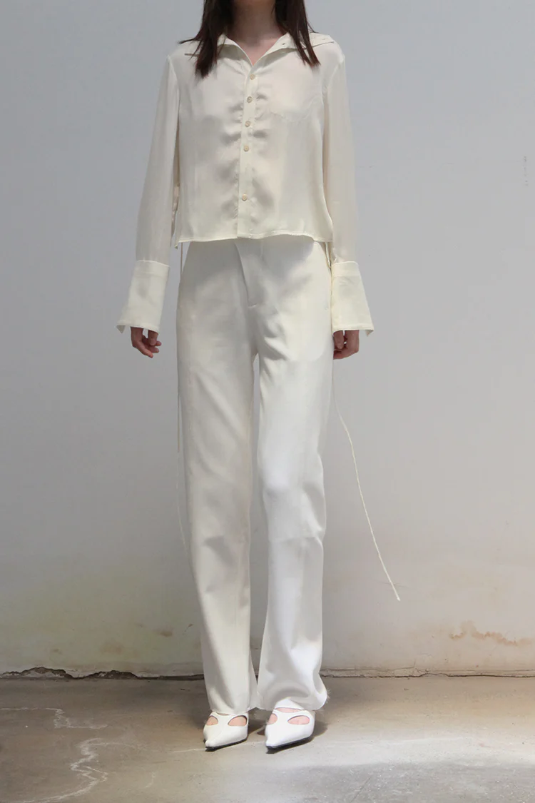 Rui Zhou Pointed Toe Australian Wool High Heel Sandals Series RUI-RUIFW21SH01-BAI White PR1 - Image 11