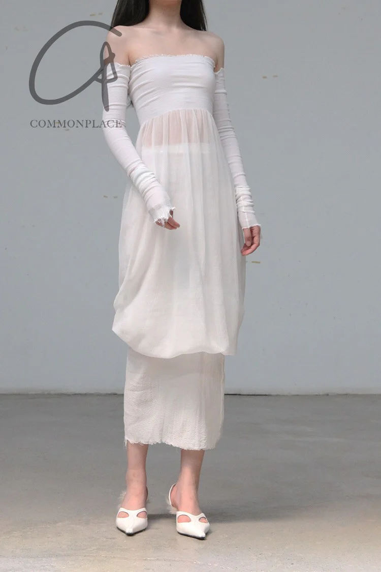 Rui Zhou Pointed Toe Australian Wool High Heel Sandals Series RUI-RUIFW21SH01-BAI White PR1 - Image 8