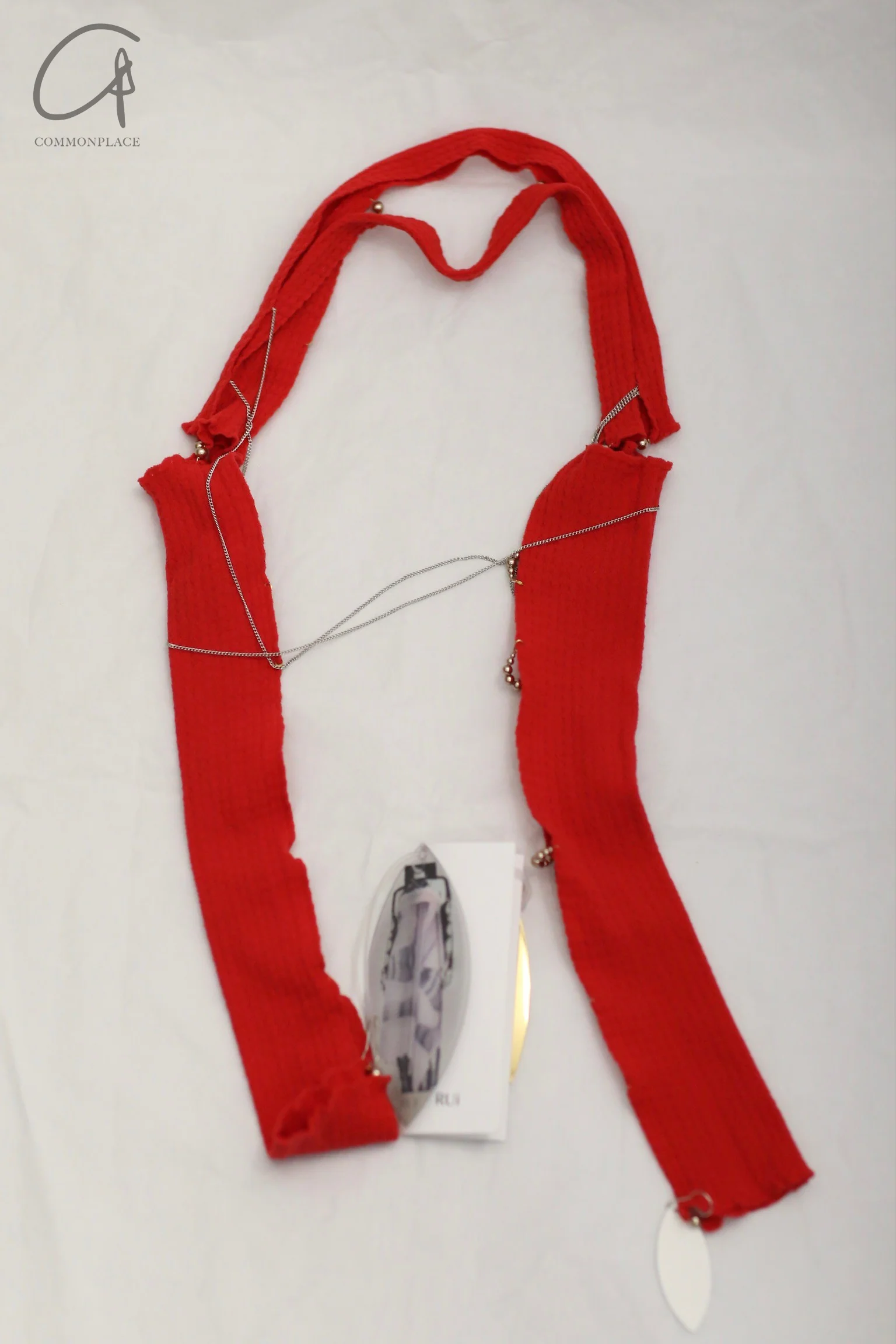 Rui Zhou Raglan Sleeve Series Pearl Metal Chain Elasticity RUI-RAW22SF01-HONG Ruby Red - Image 6