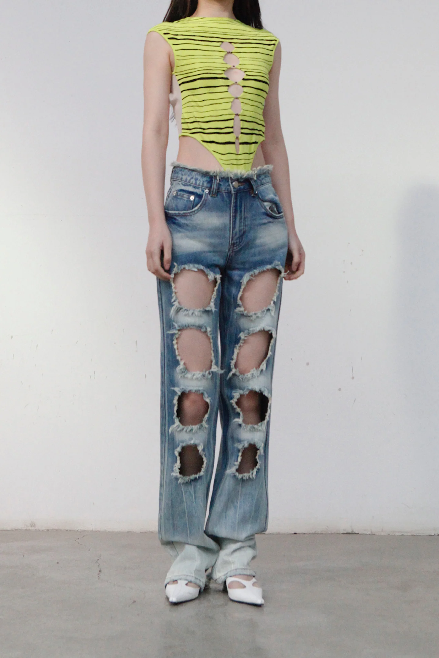 RUI Ripped Jeans RSS23WV10 Blue denim denim blue - Image 2