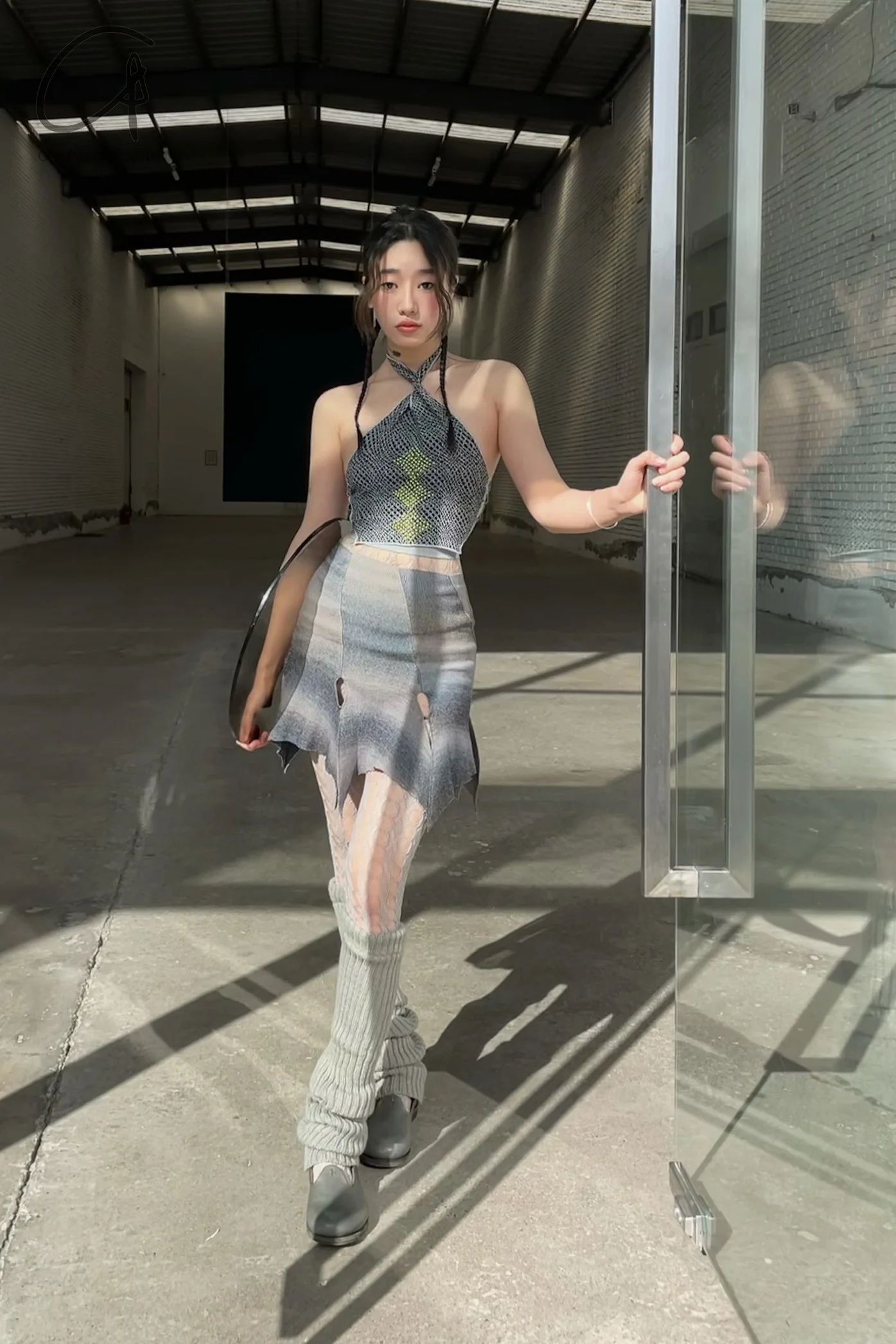 RUI segment dyeing lit low -waist short skirt RSS23KN05 dawn yellow and blue gradient - Image 28