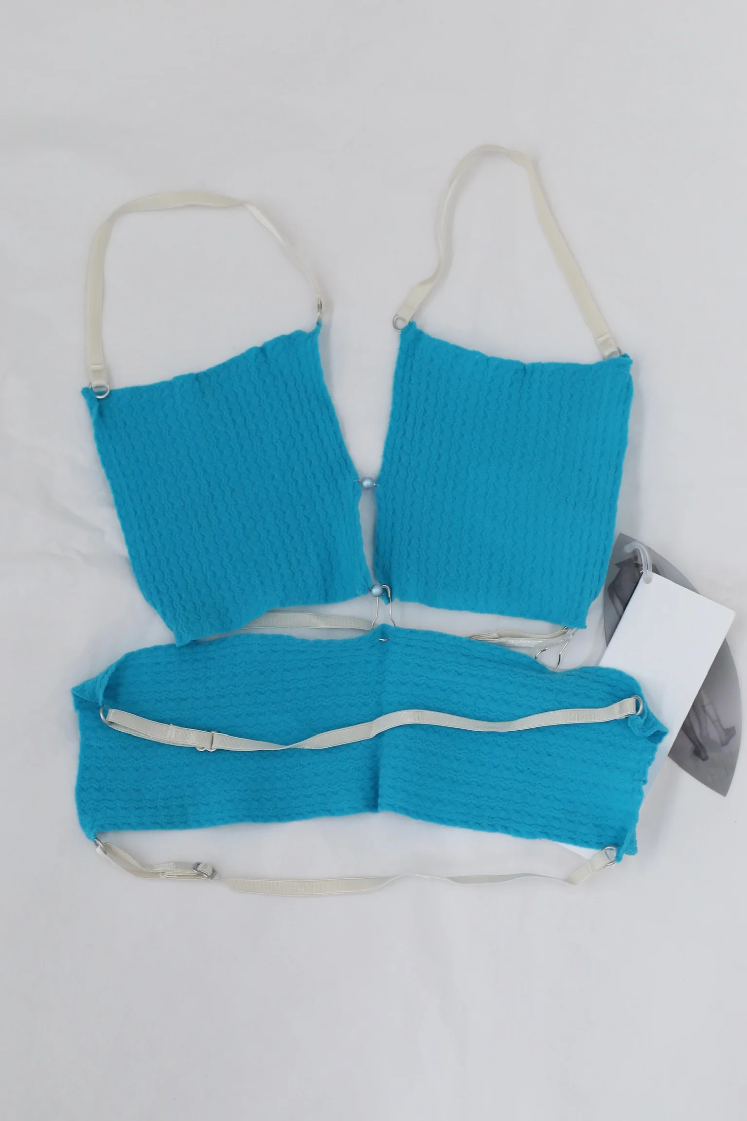 RUI semi-sheer string bikini RSS24SF01 blue