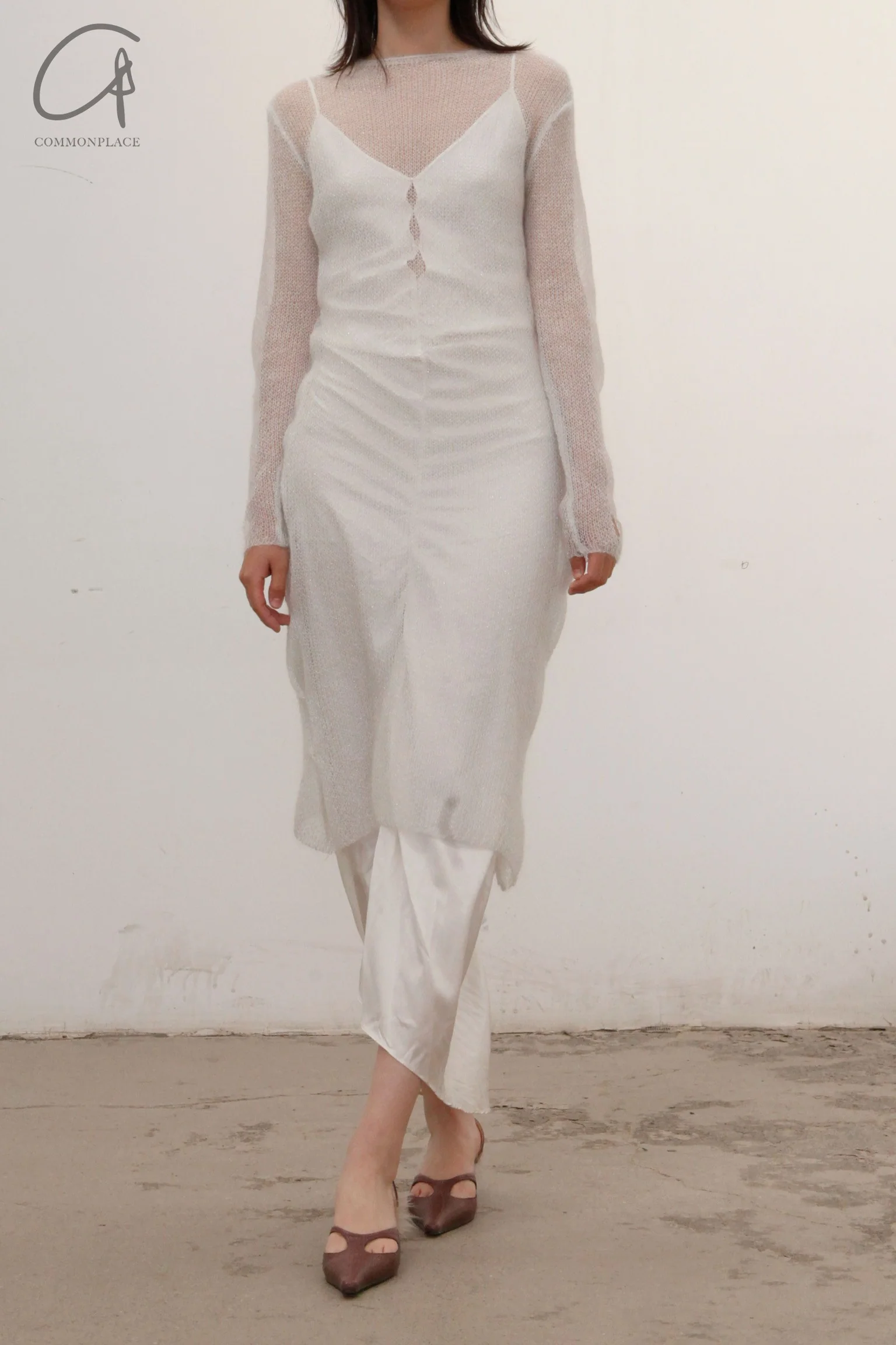 RUI Silk Dress RUI-RUIFW21WV01V-BAI Vapor - Image 10