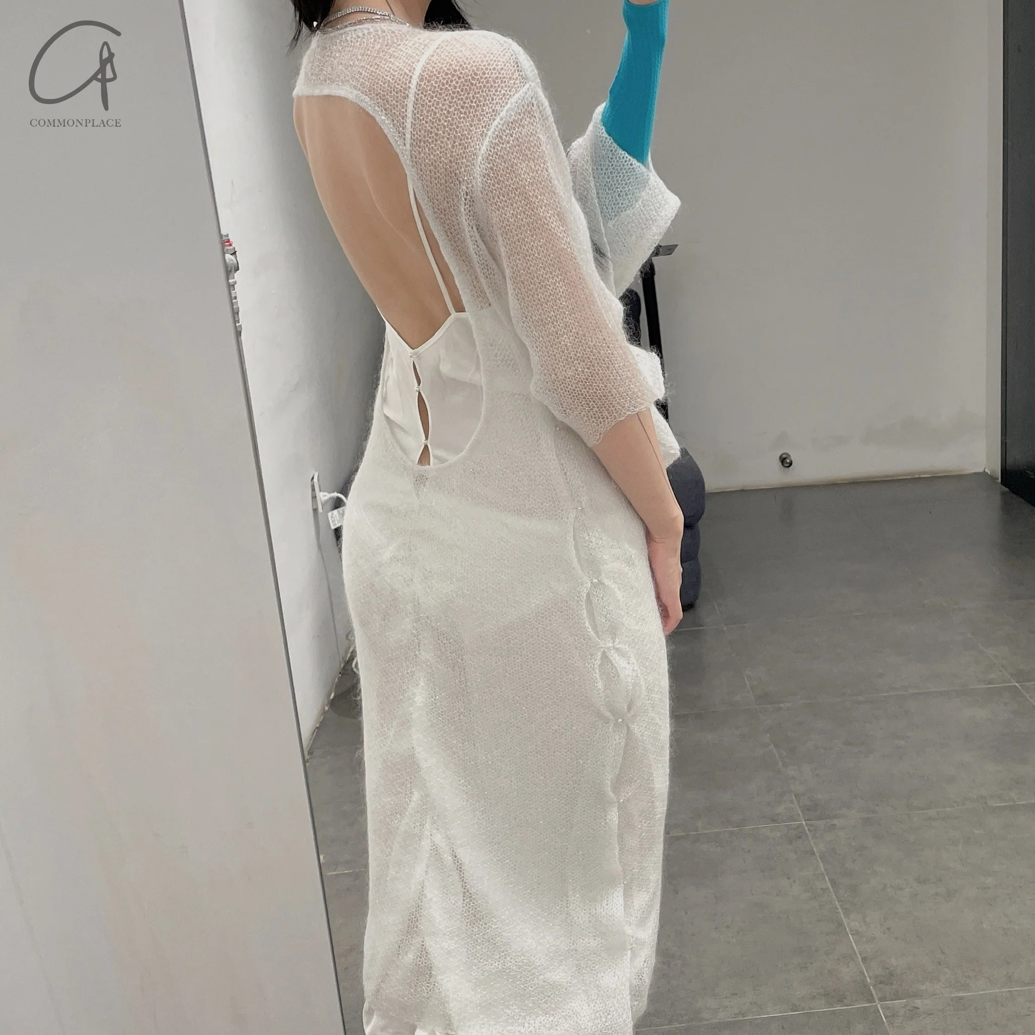 RUI Silk Dress RUI-RUIFW21WV01V-BAI Vapor - Image 21
