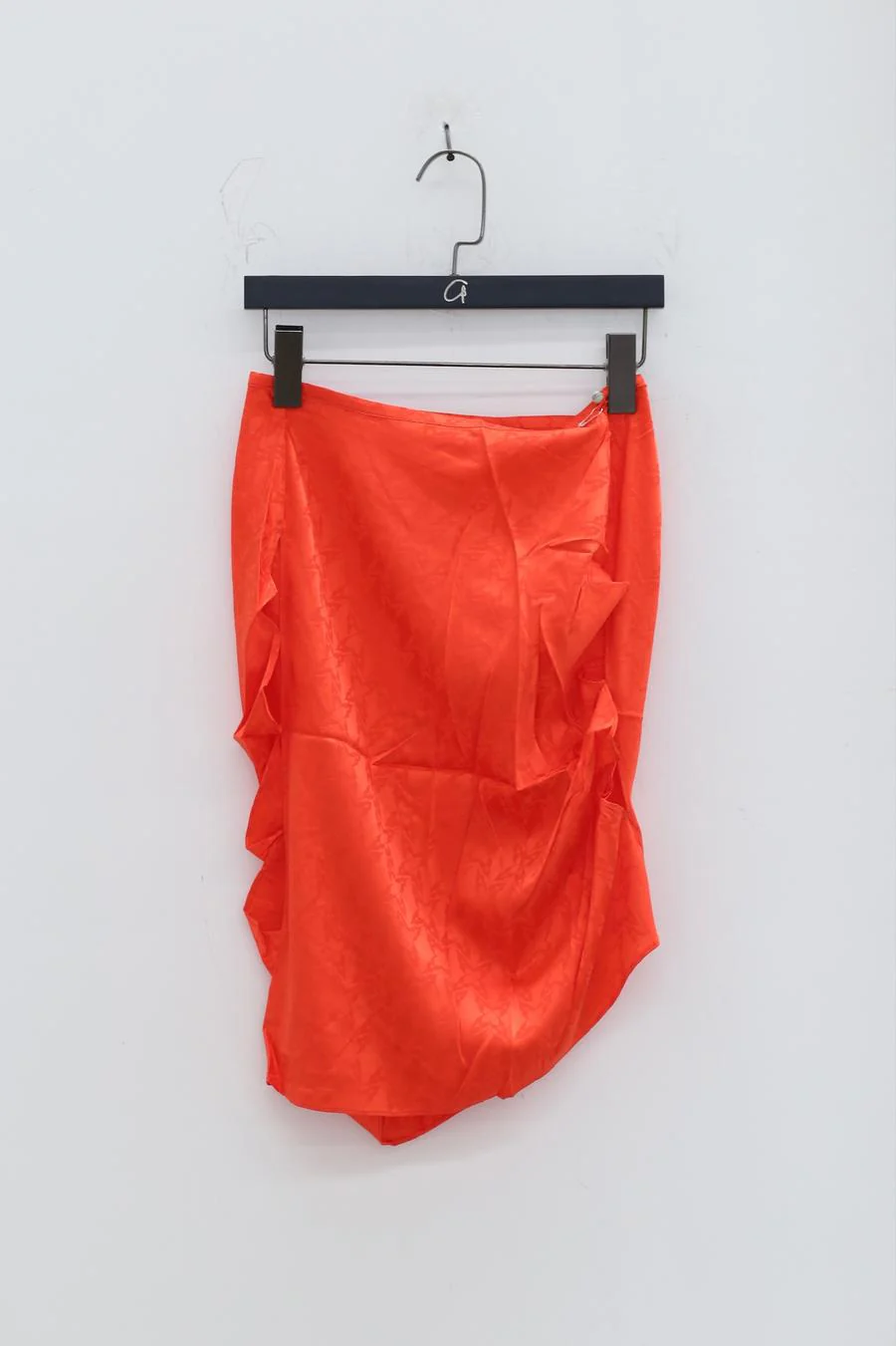RUI Silk Jacquard Skirt RSS22WV09 Blaze Orange - Image 8