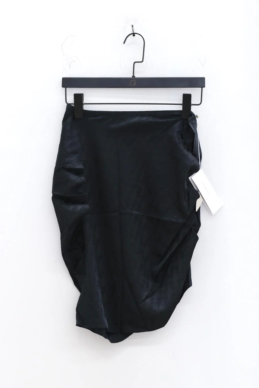 RUI Silk Jacquard Skirt RSS22WV09 Onyx Black - Image 7