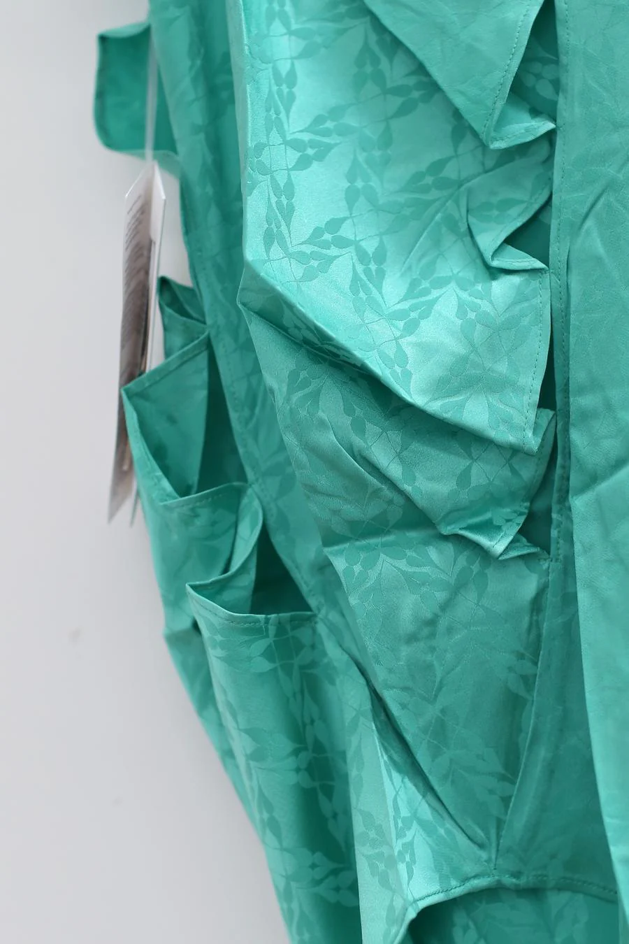 RUI Silk Jacquard Skirt RSS22WV09 Seafoam Emerald - Image 12