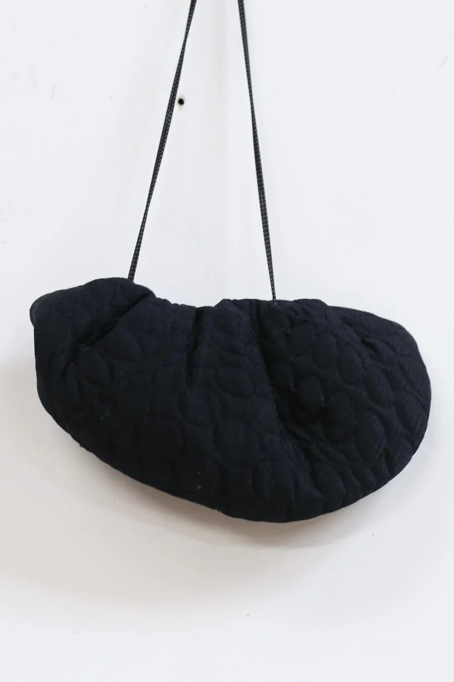 RUI Silk Quilted Cashew Bag RAW22AC07 Onyx Black - Image 3