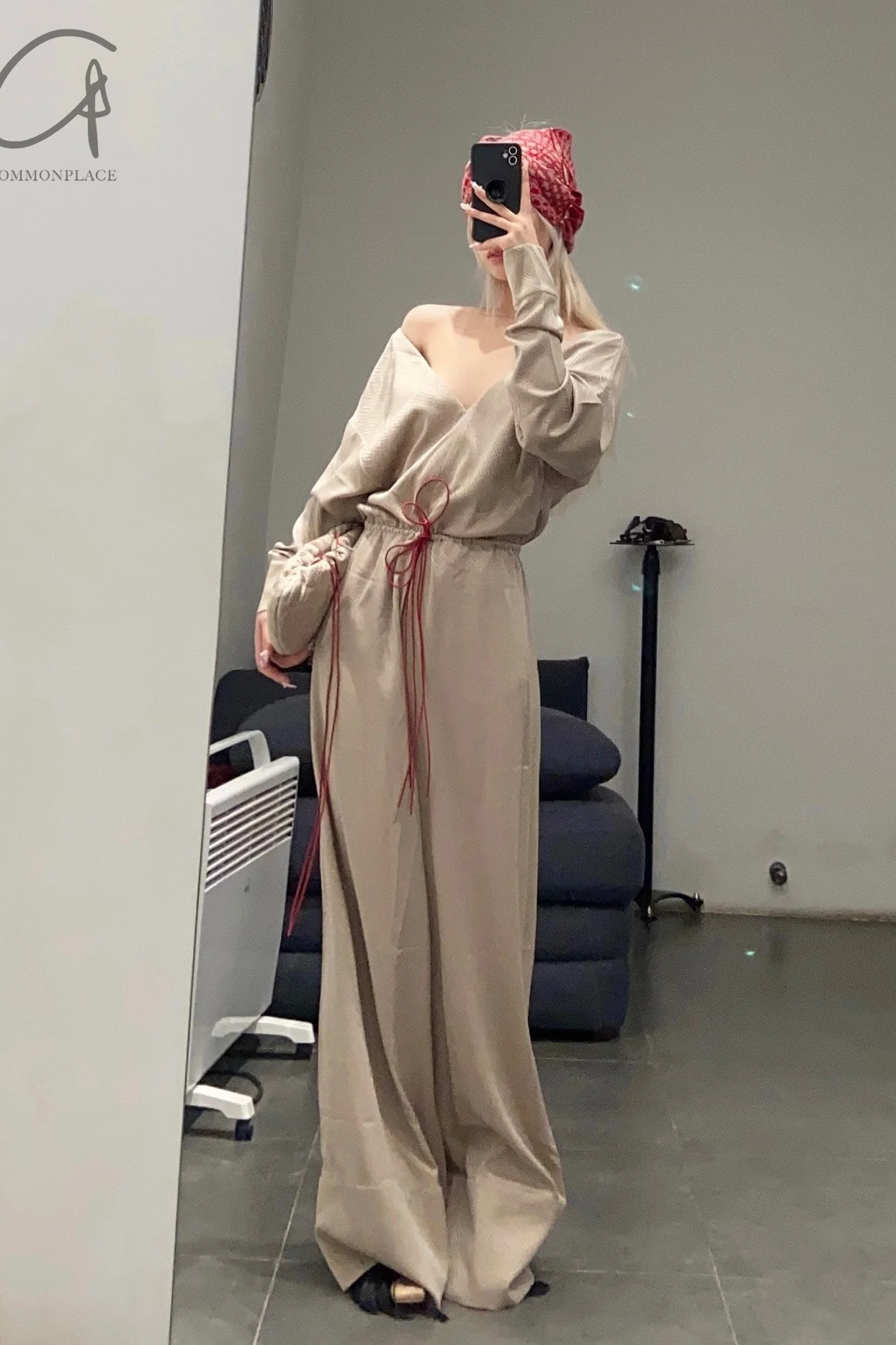 RUI Silk Romper RAW22WV11 Ficelle Camel - Image 9