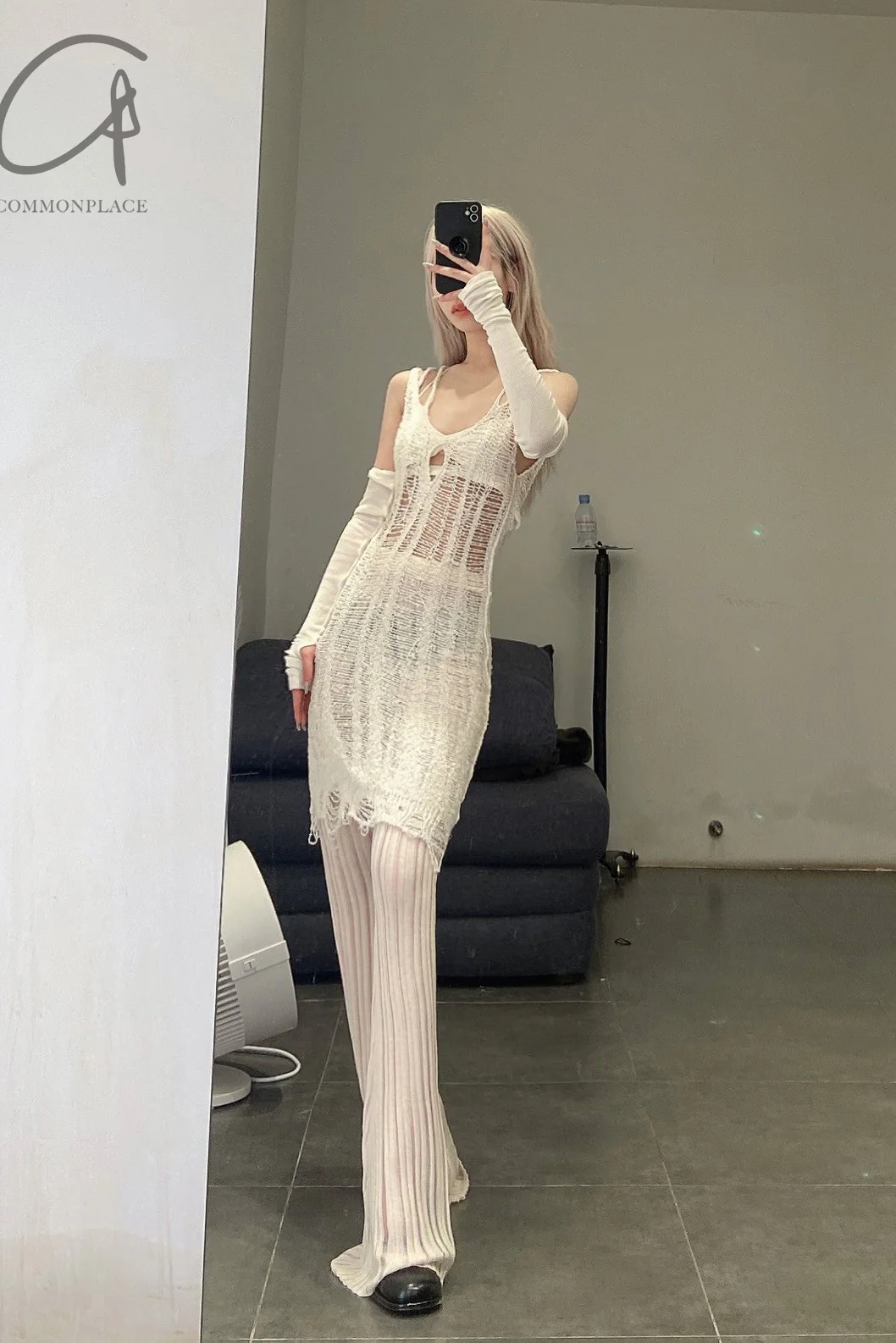 RUI Silk Skirt RSS22KN02 Vapor White - Image 25
