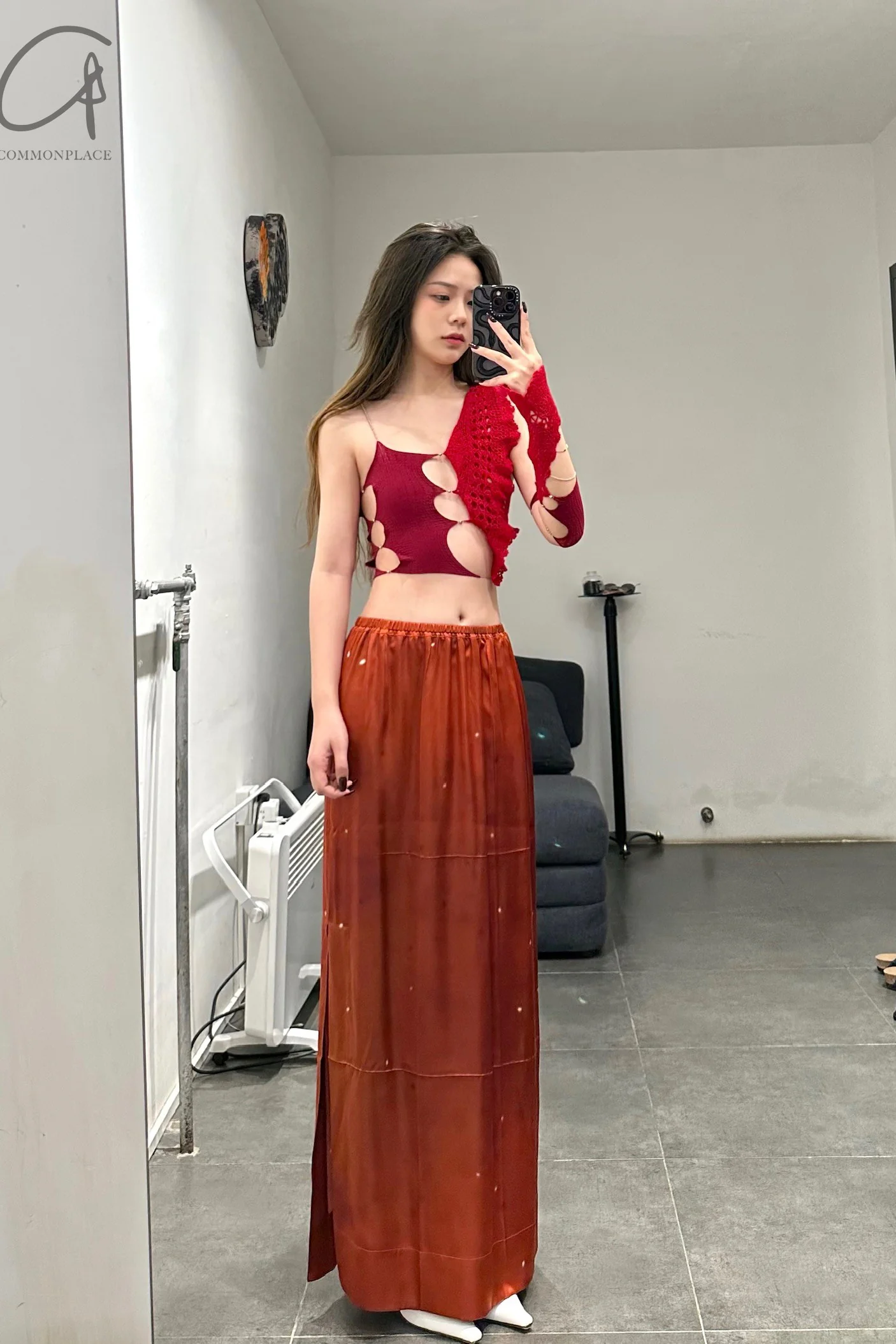 Rui Zhou CR04 series single hand stitching cashmere sleeves RUI-RAW22CR01-SHENHONG Merlot dark red - Image 13