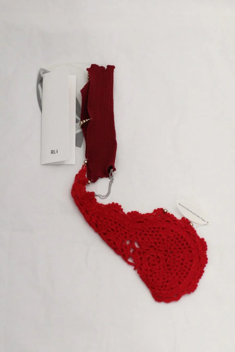 Rui Zhou CR04 series single hand stitching cashmere sleeves RUI-RAW22CR01-SHENHONG Merlot dark red - Image 7