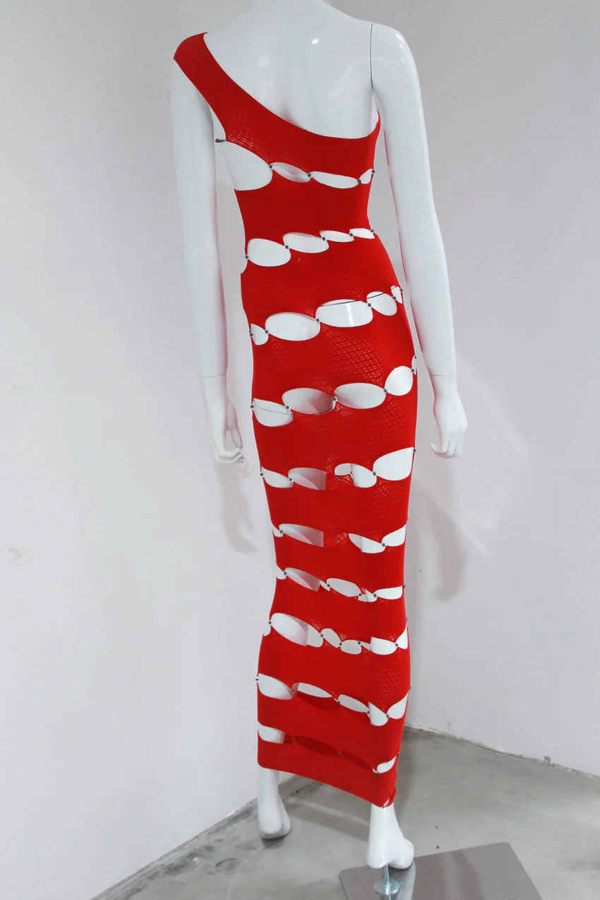 RUI spiral tight long skirt RSS23SF05 Ruby red - Image 2