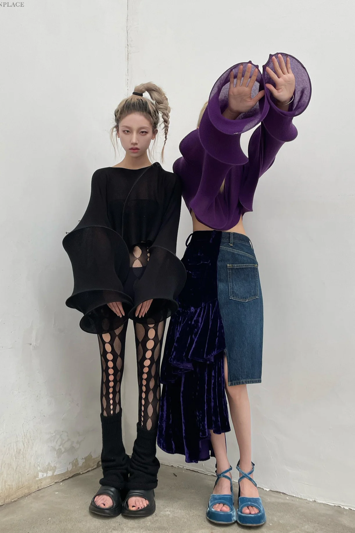 RUI Spiral Top RAW22KN02 Violet Violet - Image 18