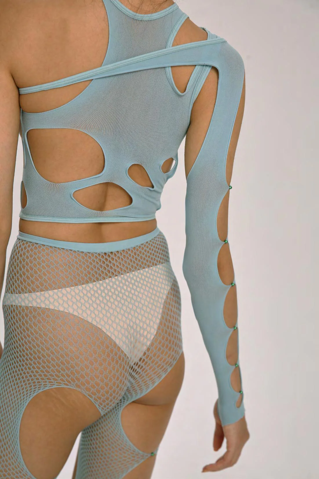 RUI RUI-SS21-R013-LAN One arm long sleeve AQUA - Image 5