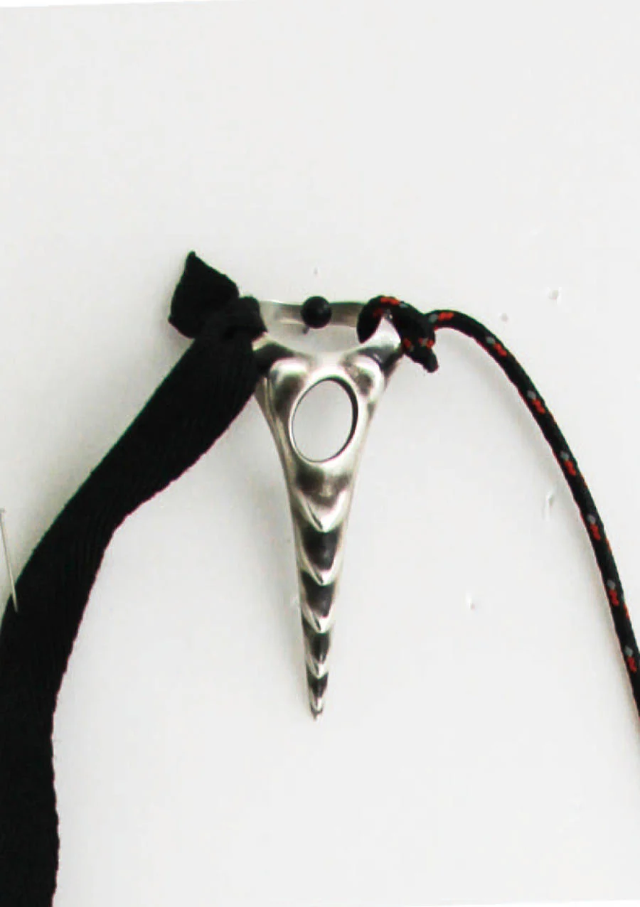 RUI Sterling Silver Claw Pendant Necklace RSS23AC02 Ash&sliver Distressed - Image 2