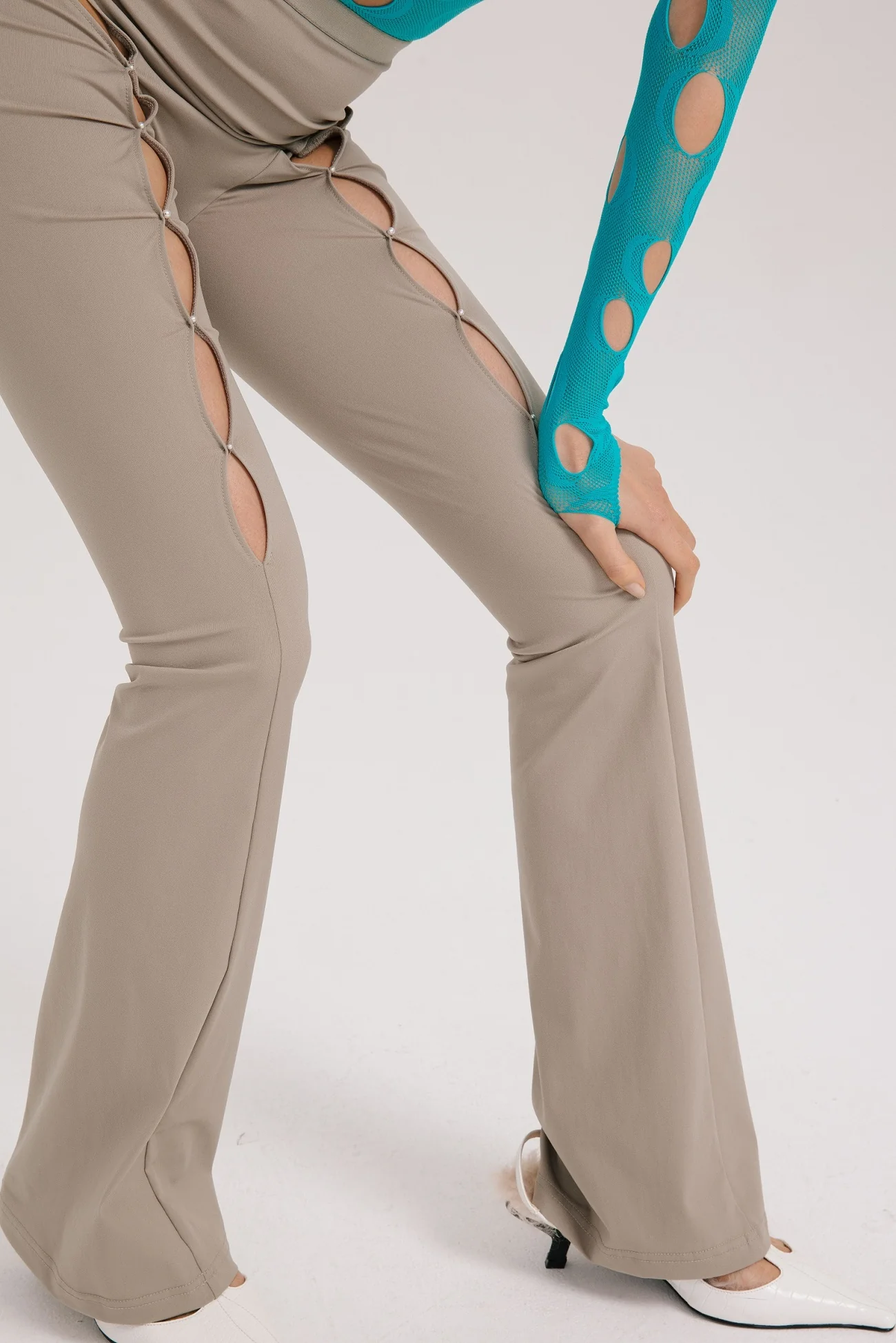 RUI Trousers RUIFW21WV05 Tan Taupe - Image 2
