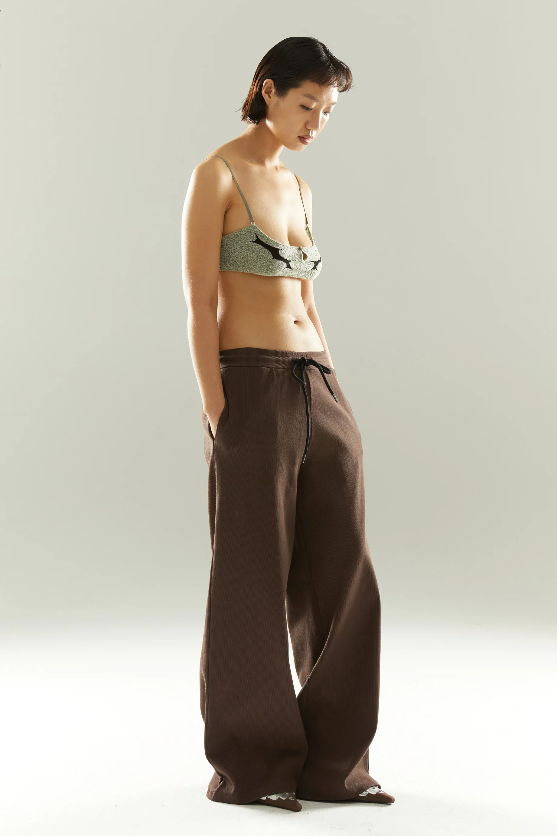 Rui Zhou 24 Autumn and Winter Sports Casual Pants RUI-RAW24WV16-ZONGLI Brown Chestnut - Image 10