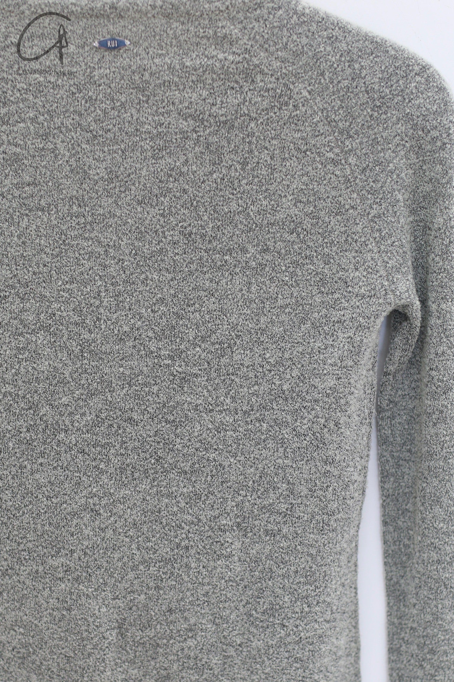 Rui Zhou 24 Autumn and Winter Thorn Intarsia Cardigan RUI-RAW24KN11-KXG Pistachio - Image 3