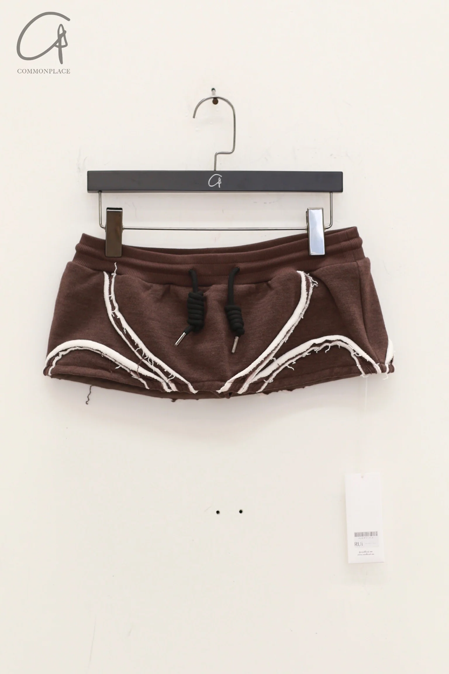Rui Zhou 24 autumn and winter thorn mini skirt pants RUI-RAW24WV14-ZONGLI Chestnut brown chestnut - Image 4