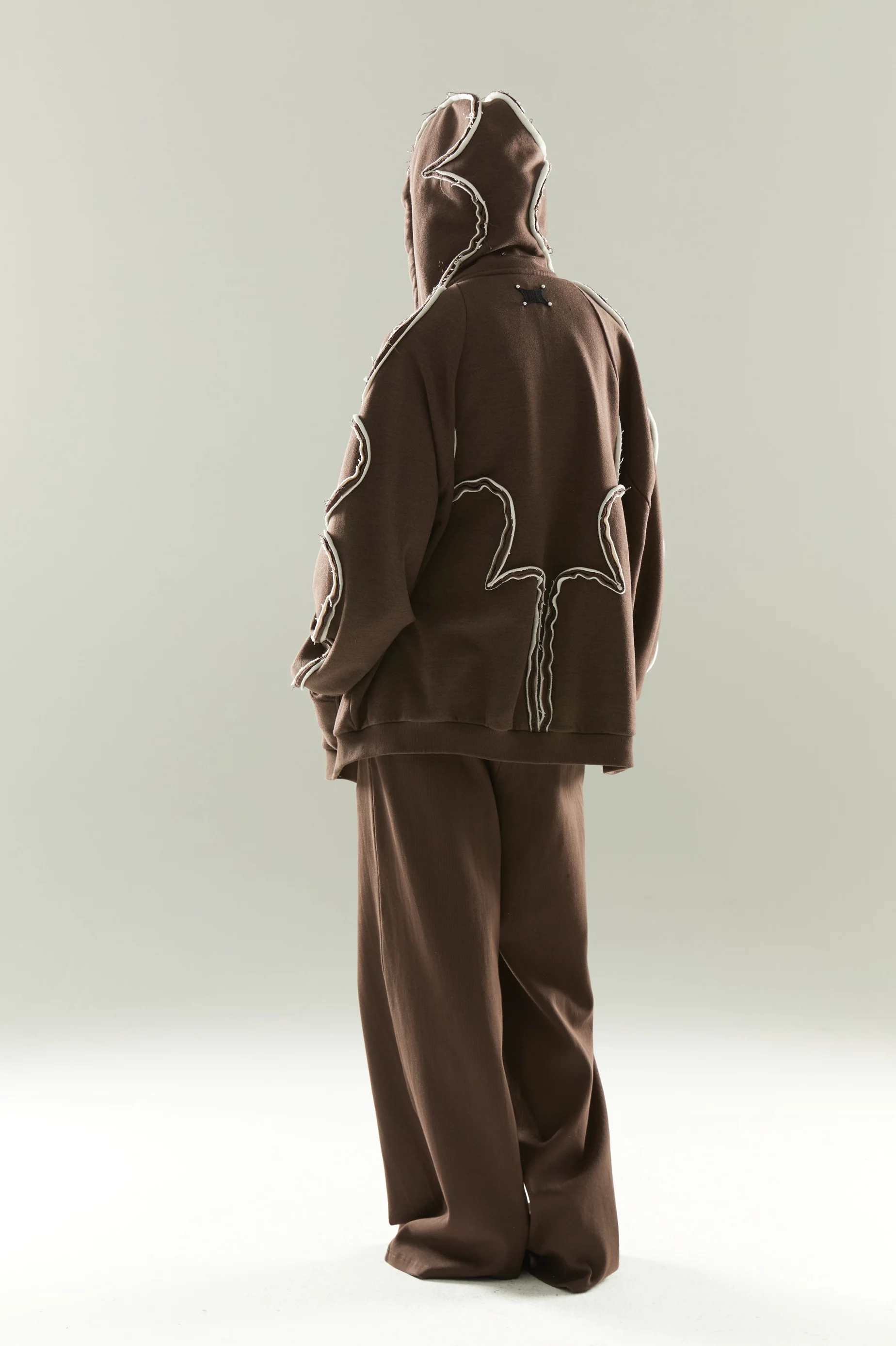 Rui Zhou 24 autumn and winter thorn sweater RUI-RAW24WV13-ZONGLI Chestnut Brown chestnut - Image 6