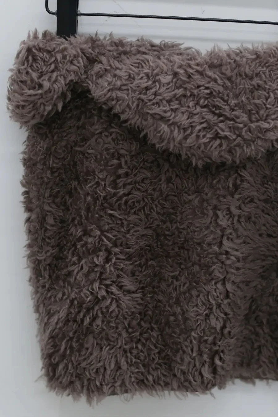 RUI zipper plush skirt RAW23WV16 taupe - Image 6
