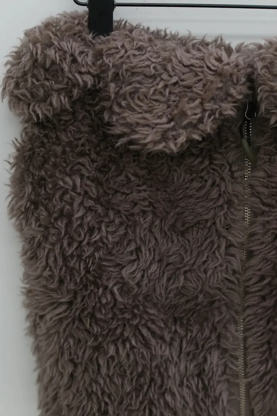 RUI zipper plush skirt RAW23WV16 taupe - Image 7