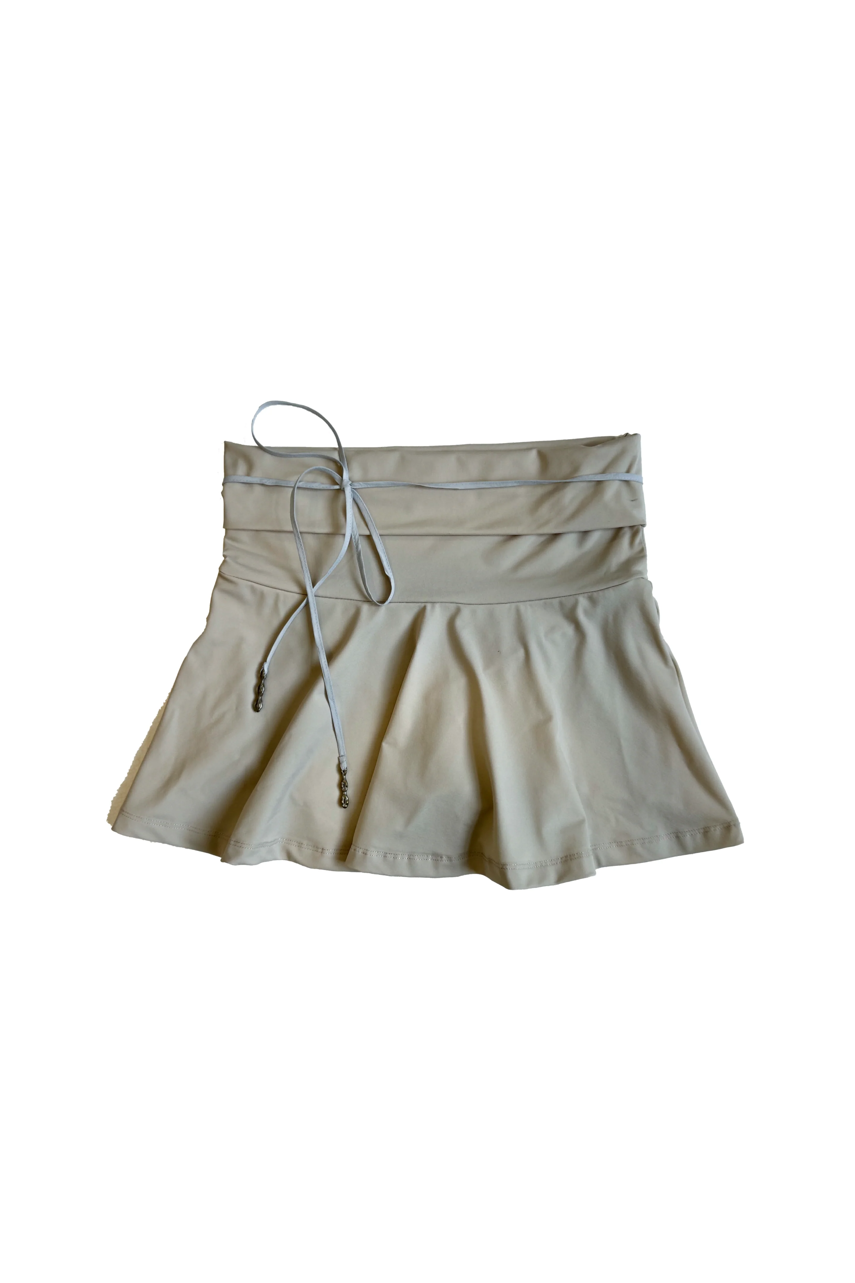 RUIbuilt 25 Spring/Summer Sports Cuffed Shorts Skirt RUI-RSS25WV05-YANMAI Oatmeal