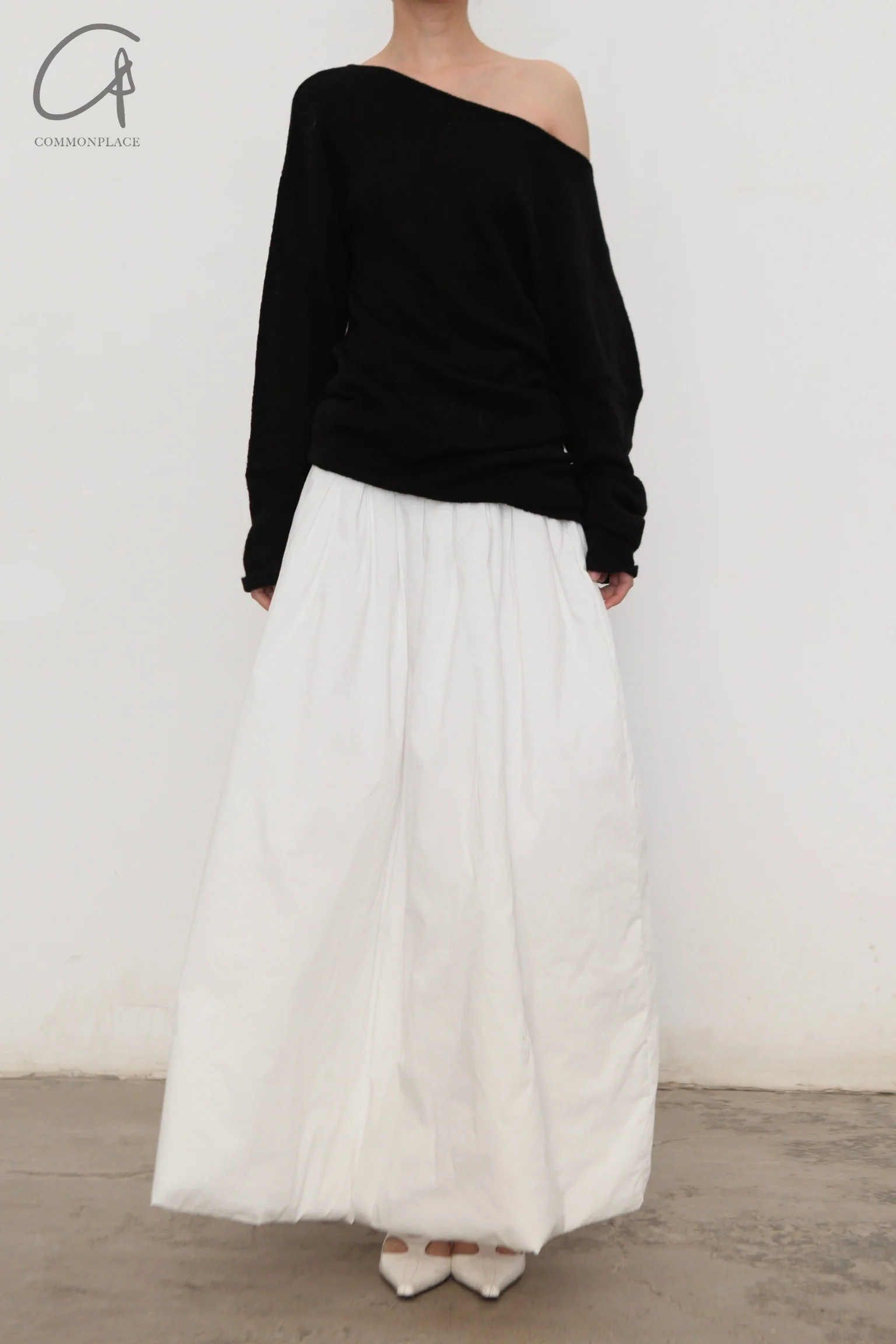 RUOHAN 24 autumn and winter irregular cashmere top RH-RHKN141AW24-HEI black RHKN141AW24 RHKN114AW24 - Image 10