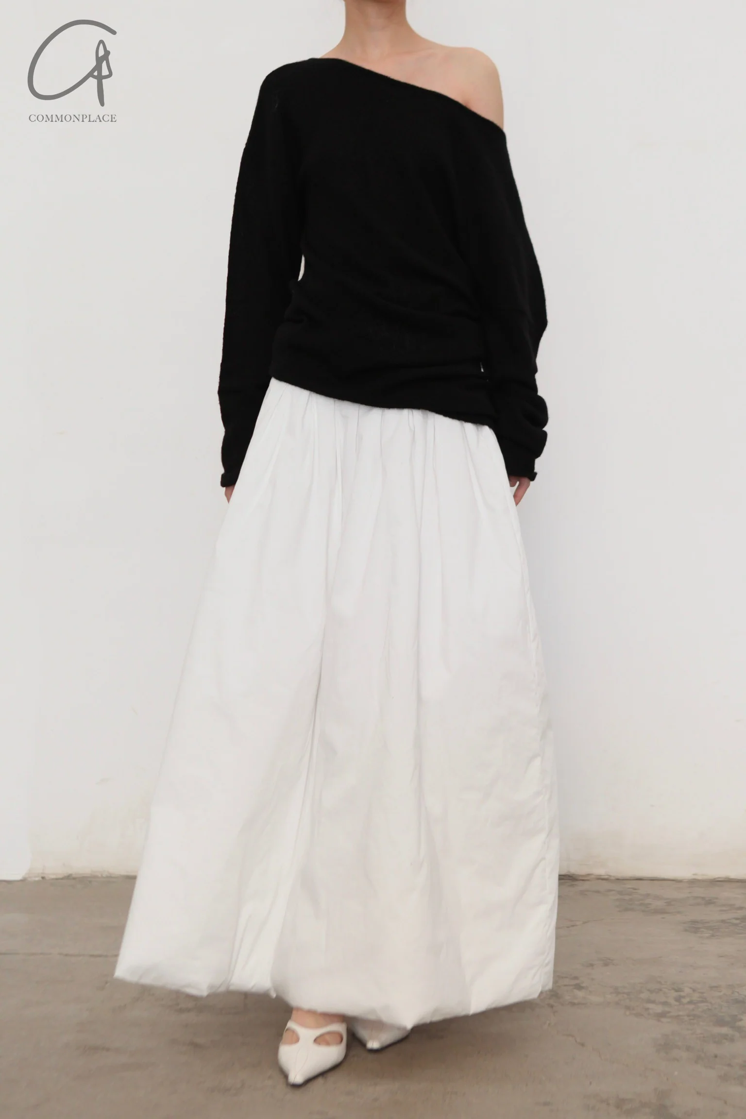 RUOHAN 24 autumn and winter irregular cashmere top RH-RHKN141AW24-HEI black RHKN141AW24 RHKN114AW24 - Image 11