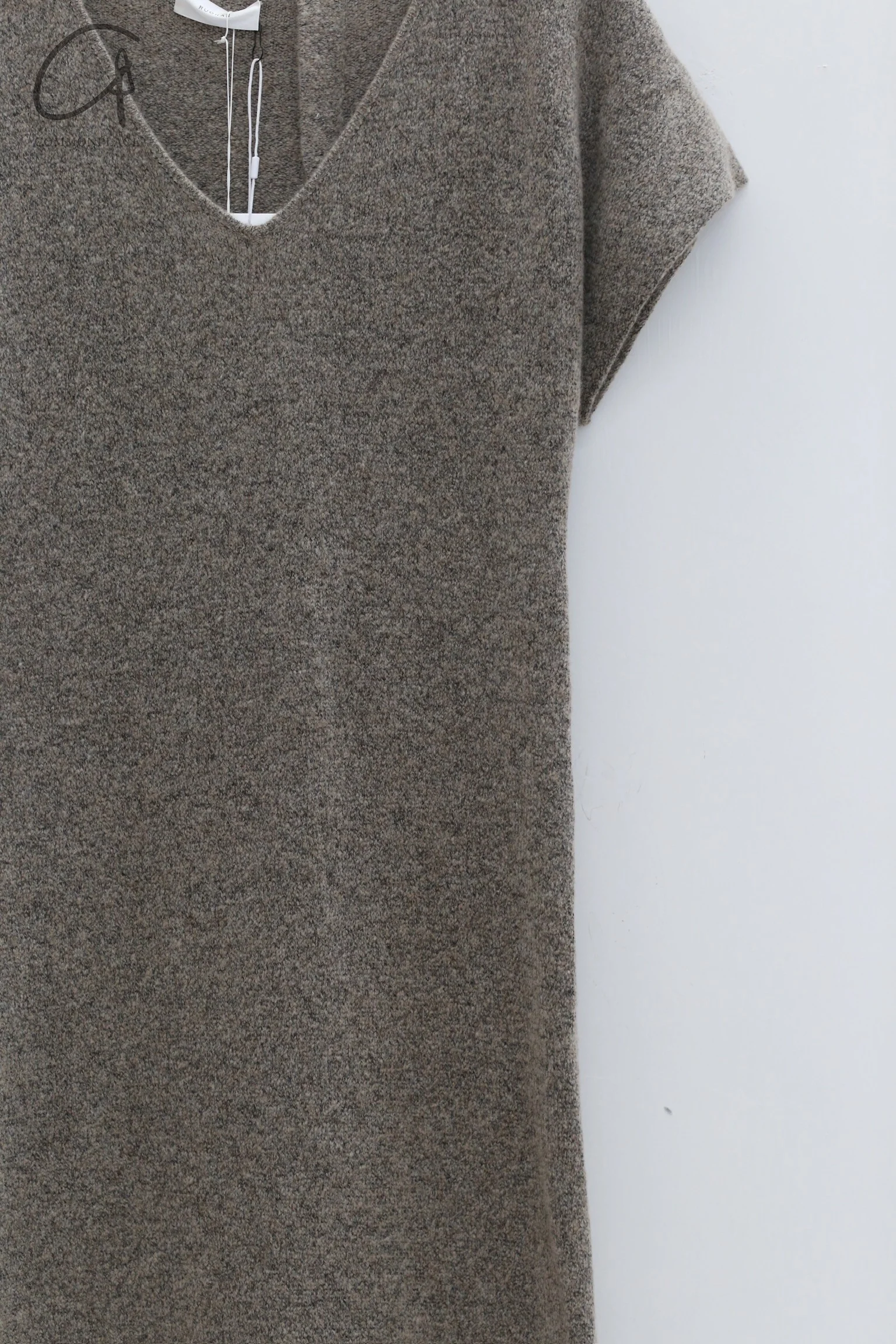RUOHAN 24 Autumn and Winter Short Sleeve Knitted Dress RH-RHKN127AW24-SHA Sand Color RHKN119AW24 - Image 6