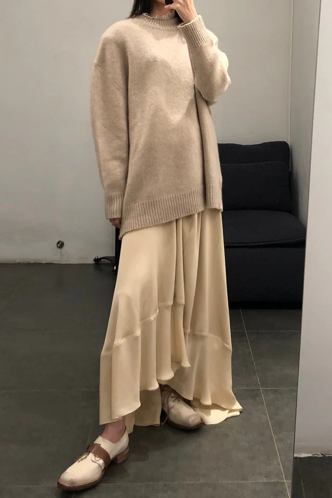 Ryan Roche 967 washed silk ruffle skirt - Image 6